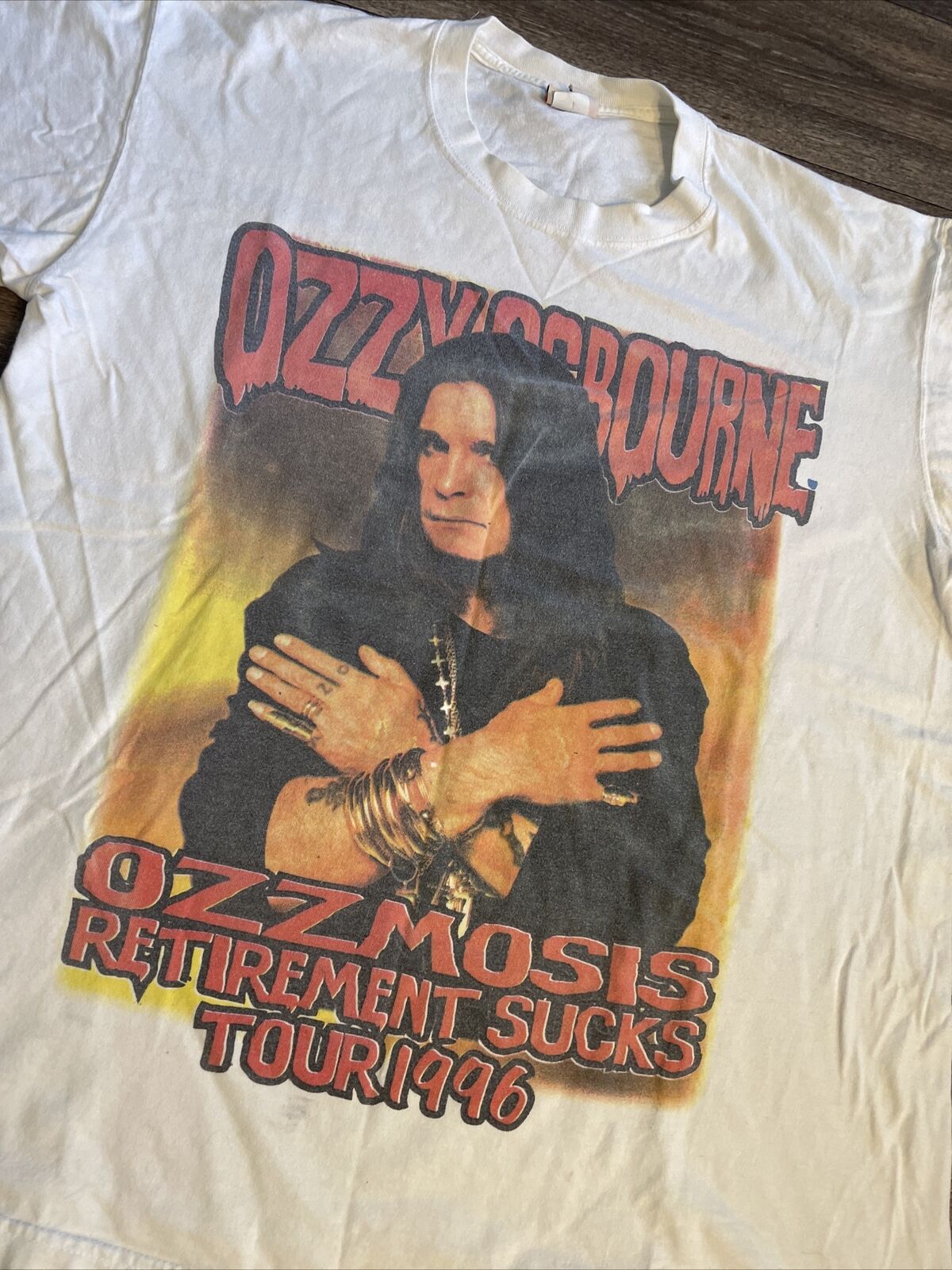Rare Vintage Ozzy Osbourne Retirement Sucks 1996 Tour T Shirt Metal Rock Large