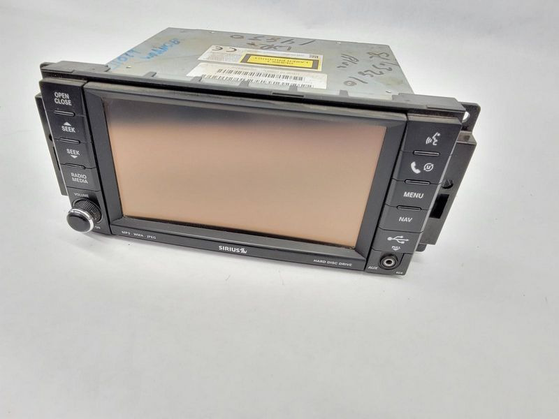 2008 Jeep Wrangler Radio Receiver Navigation With Display Screen OEM