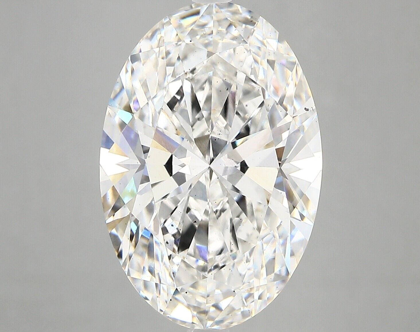 Lab-Created Diamond 7.59 Ct Oval F VS2 Quality Excellent Cut IGI Certified
