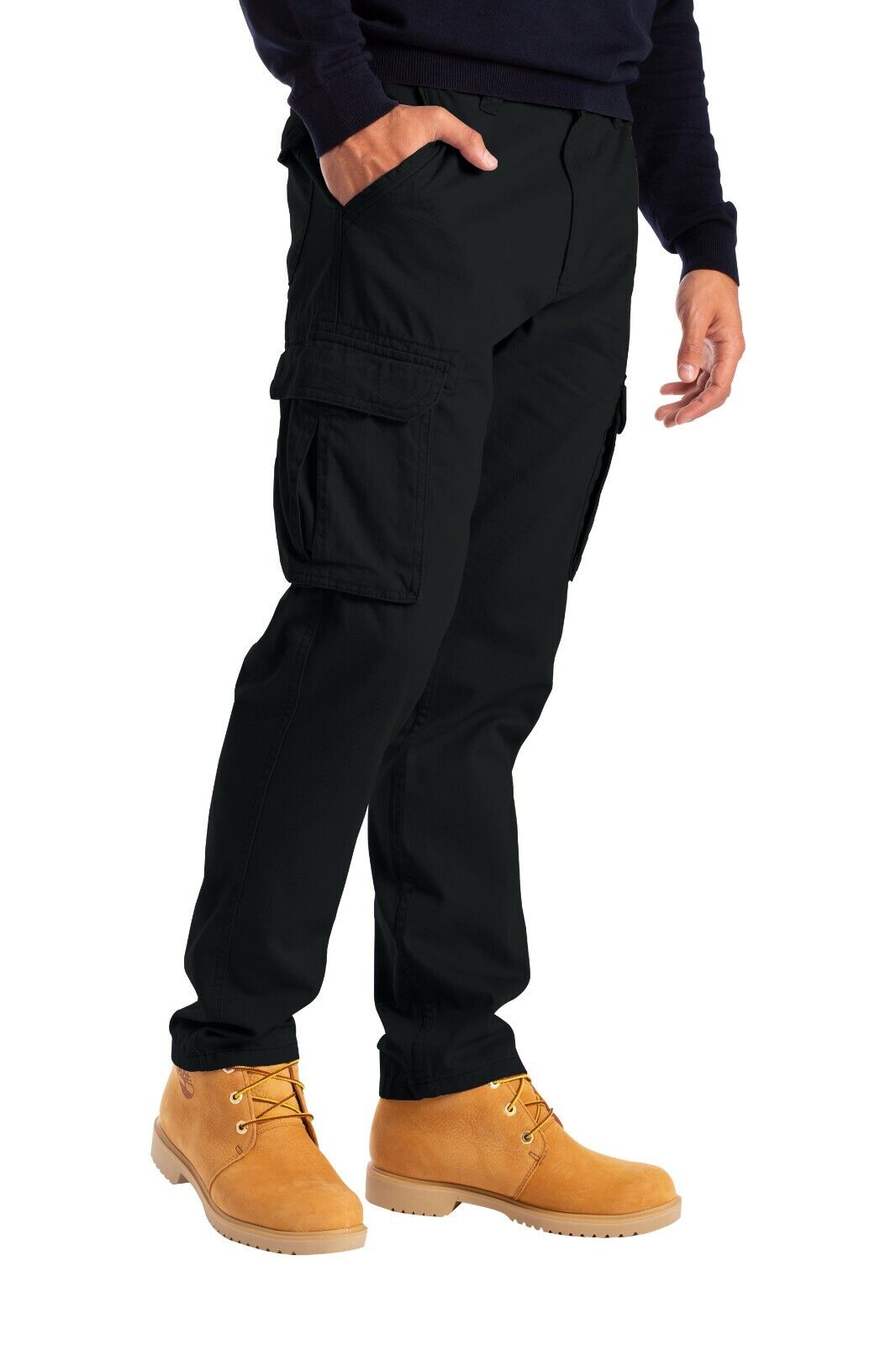 Alamo Men\'s Straight-fit Cargo Combat Trousers 6 pocket Workwear full Pants