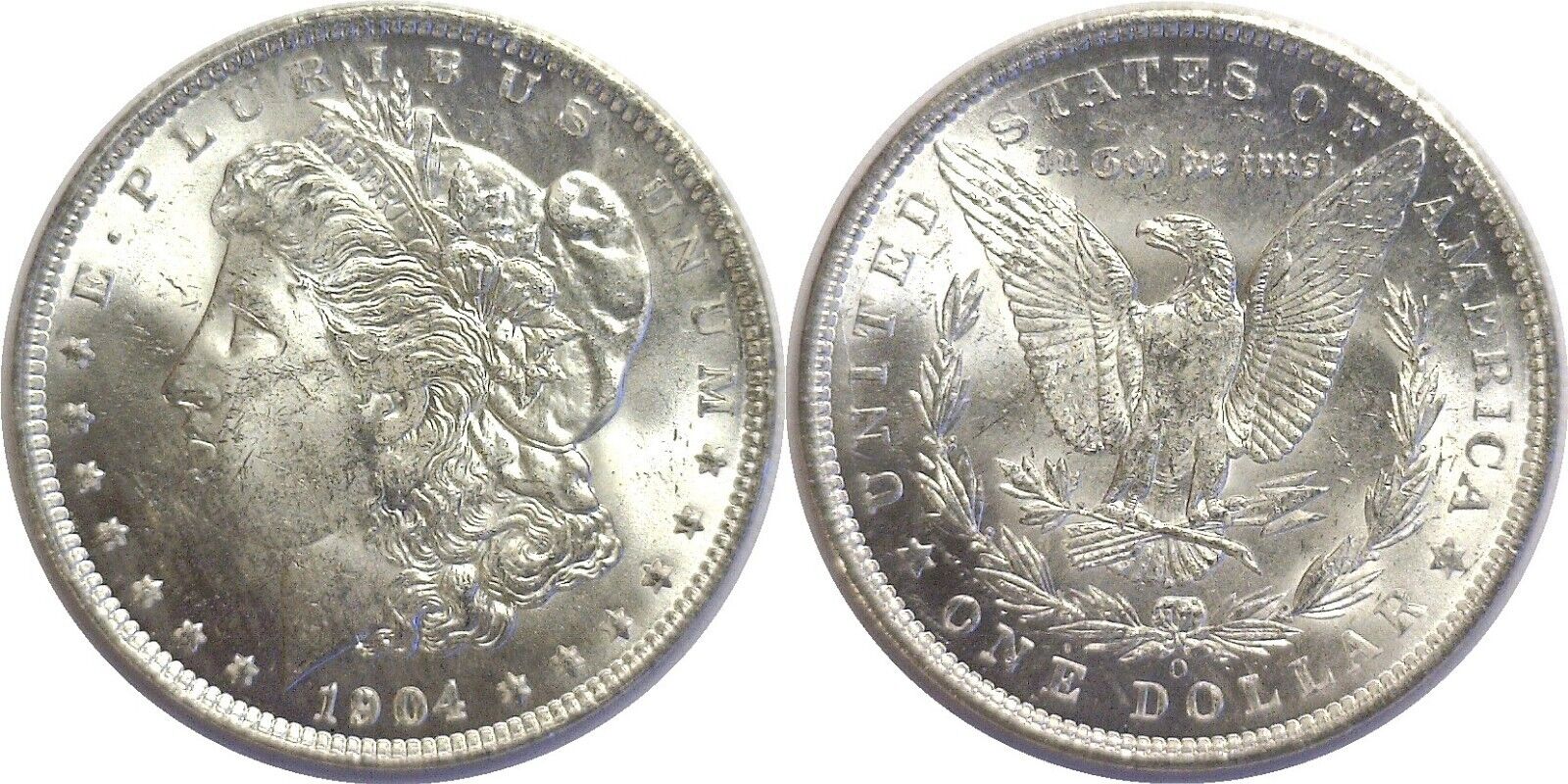 1904 Morgan Dollar BU Uncirculated Mint State 90% Silver $1 US Coin