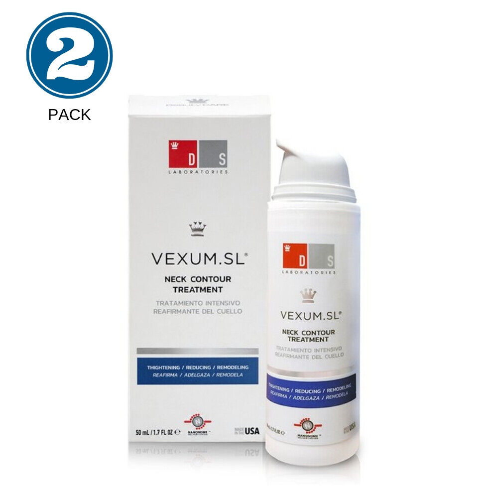 Cream for Double Chin Reducer Vexum 2 Pack Bundle - Neck Firming & Neck Contour