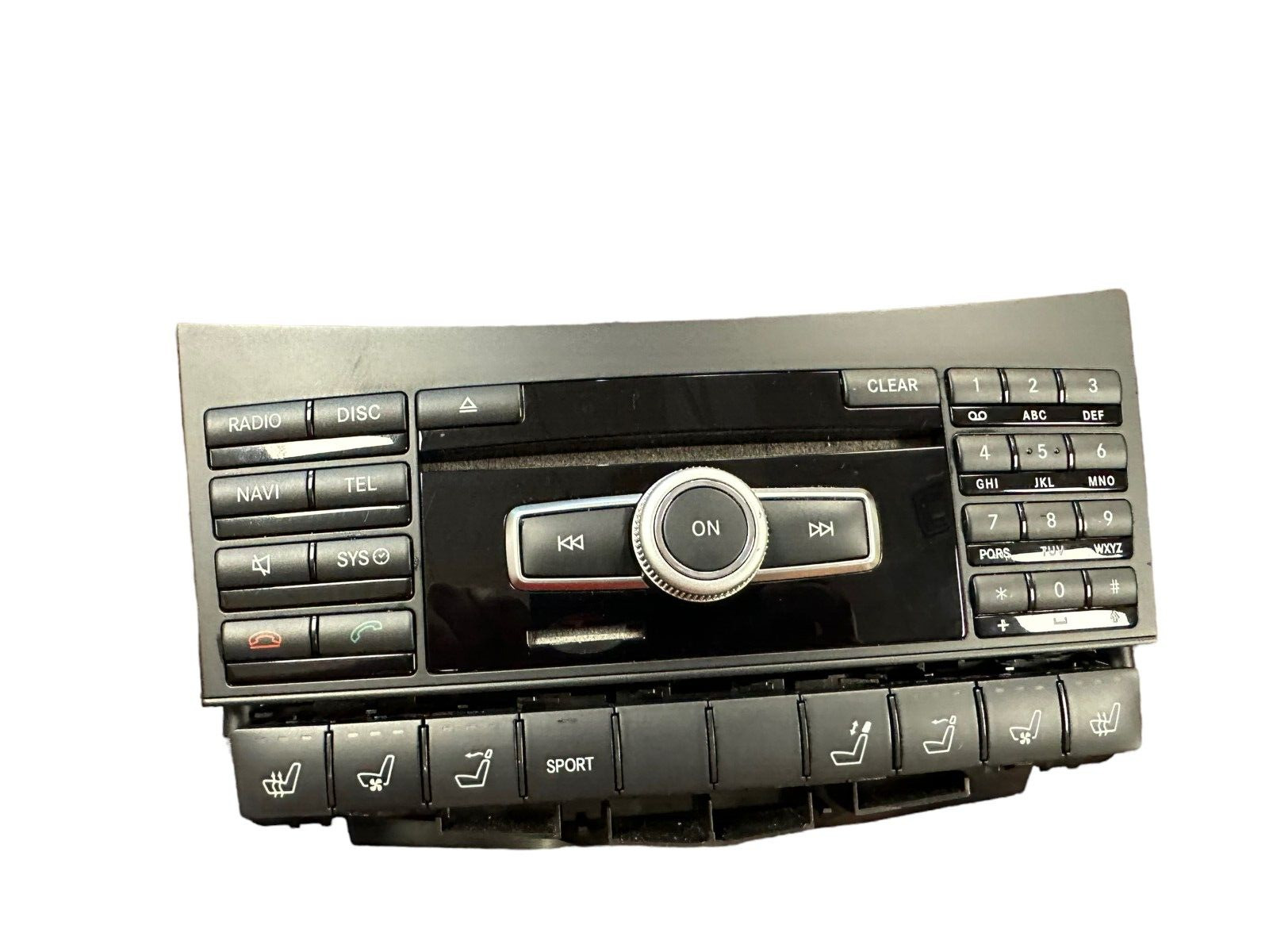 2010 - 2012 MERCEDES E550 RADIO STEREO AM/FM STEREO OEM A2129006513