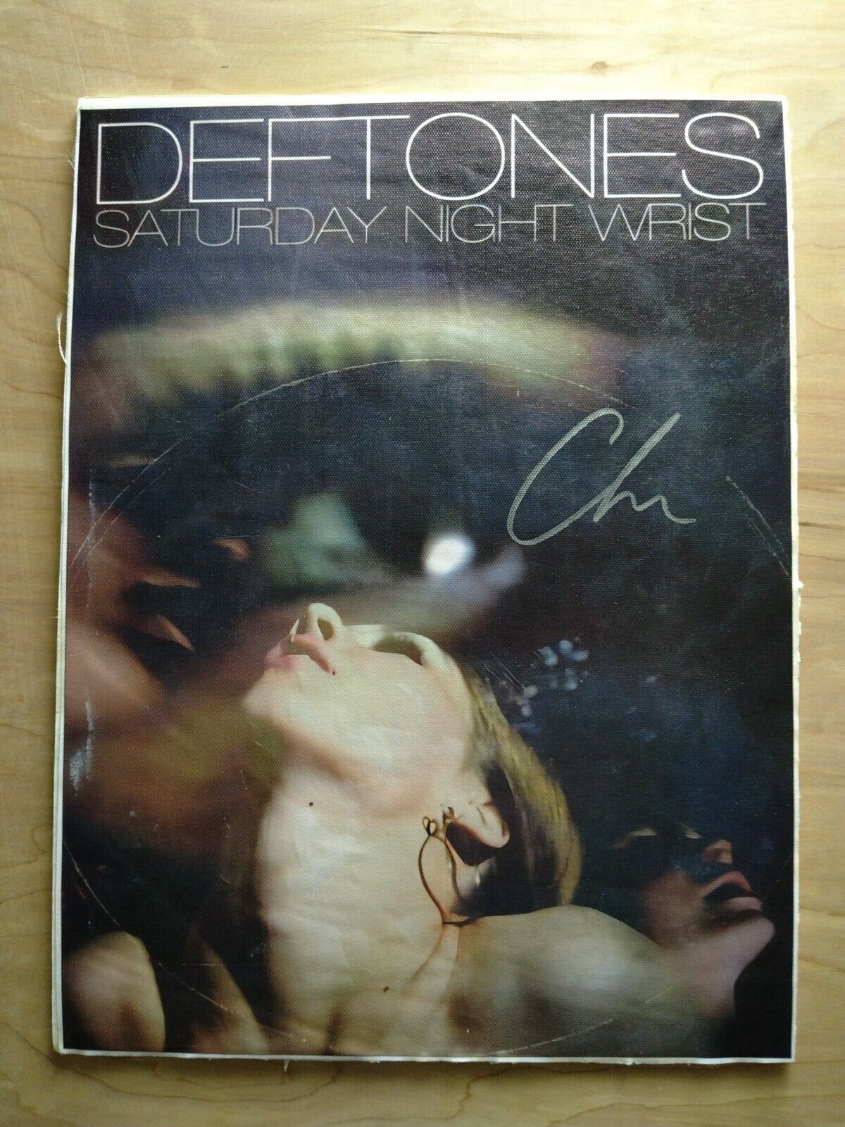 Deftones Saturday Night Wrist Mini Canvas Poster Signed Chino