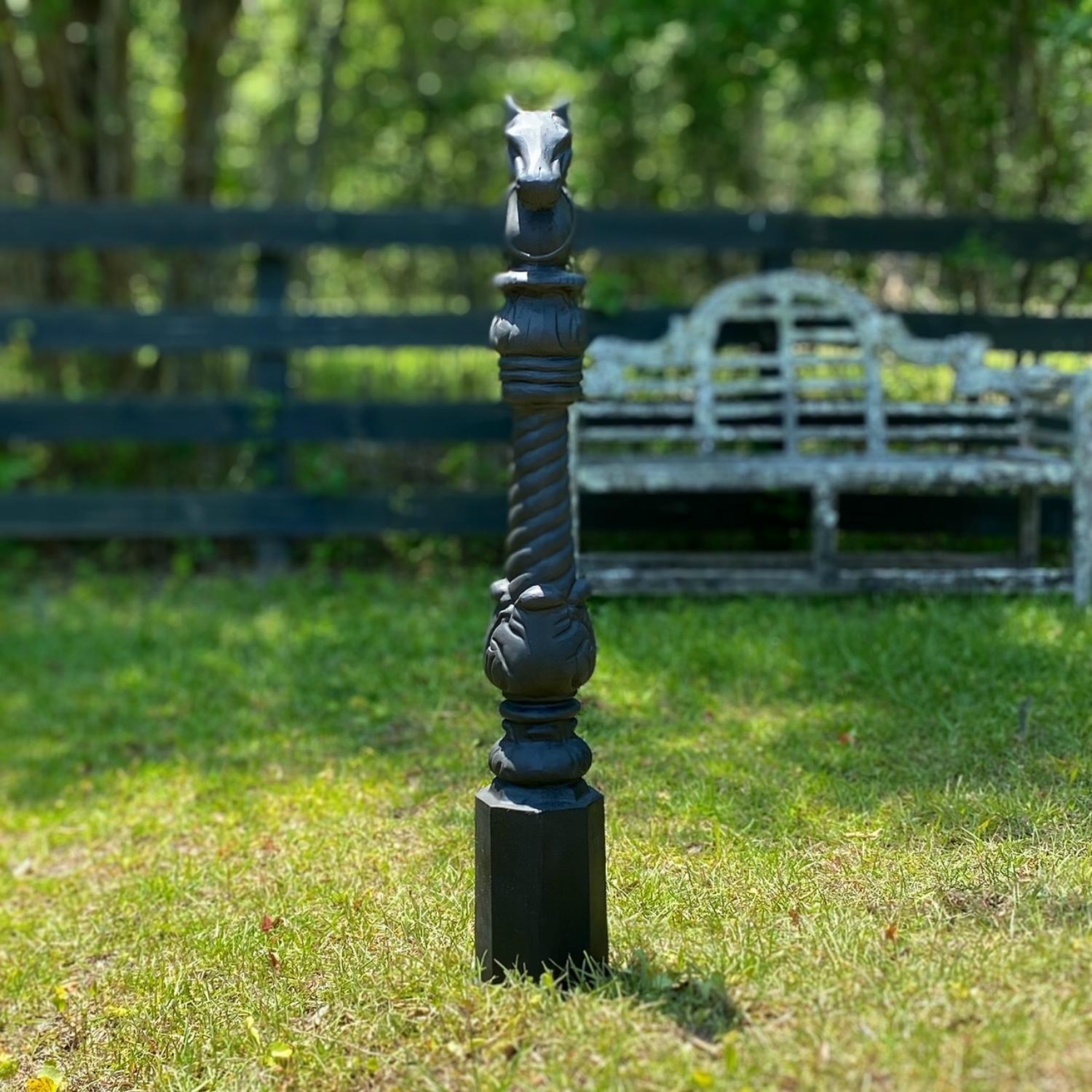 Victorian Style Horse Head Hitching Post