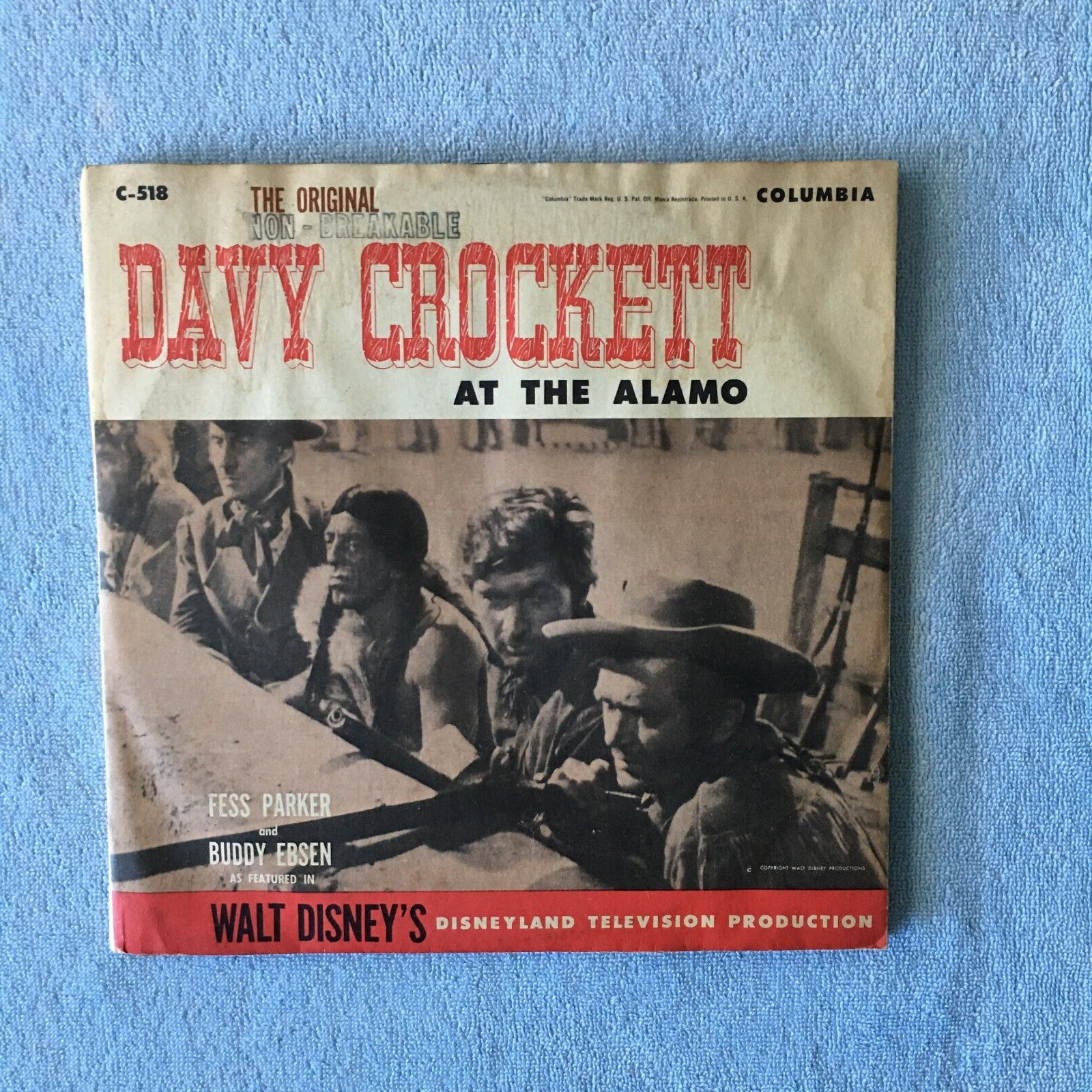 The Original Davy Crockett At The Alamo/78 RPM