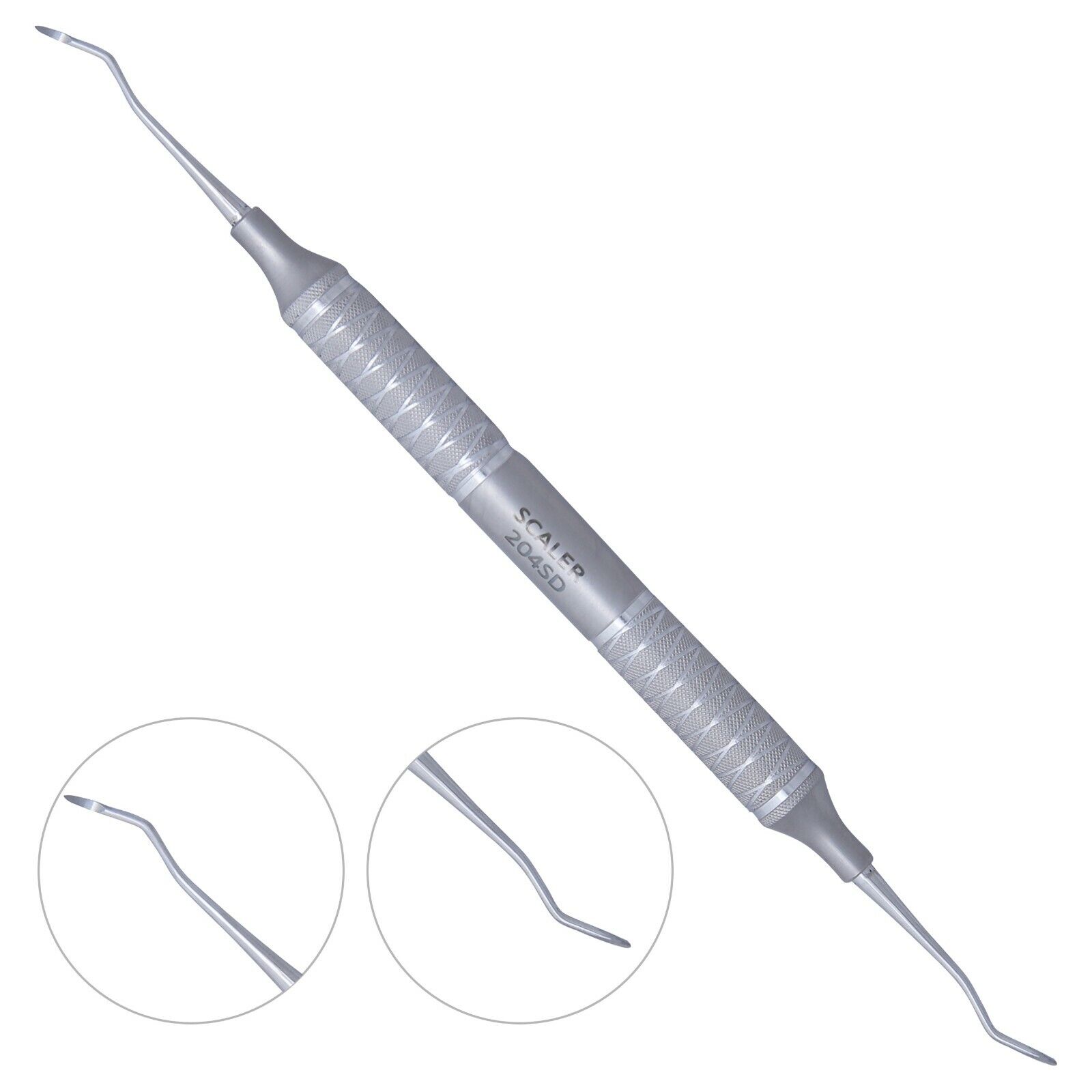 Set of 12 JACQUETTE Sickle Dental Scalers, 204SD, Norralco-Light-75-10, Premium