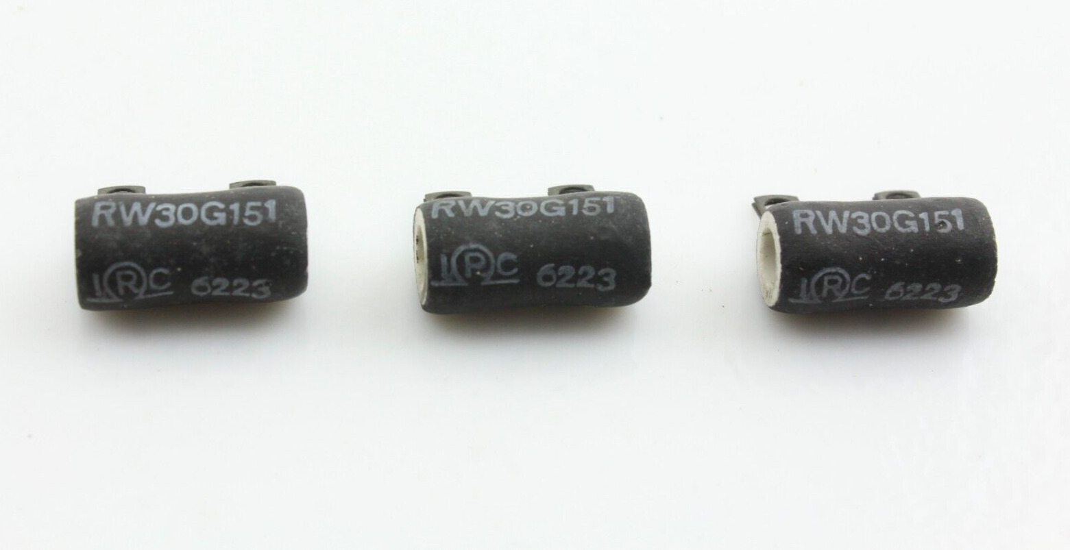 New Qty 3 NOS IRC 151 Ohm 14 Watt 5% RW30G151 Vintage 1962 Power Resistor