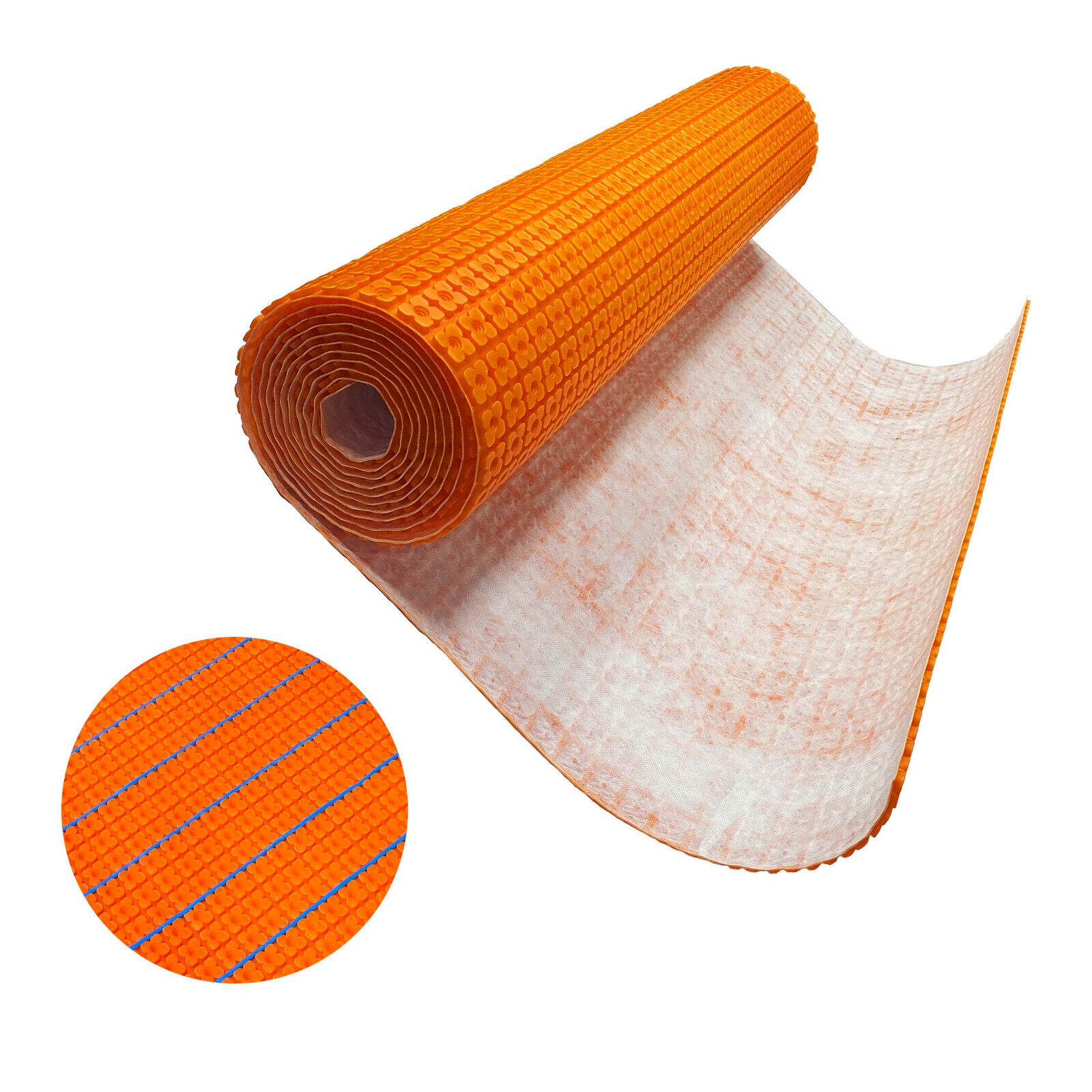 MAXKOSKO Uncoupling Membrane 54 to 161 sq ft,Heating Cable Underlayment Membrane