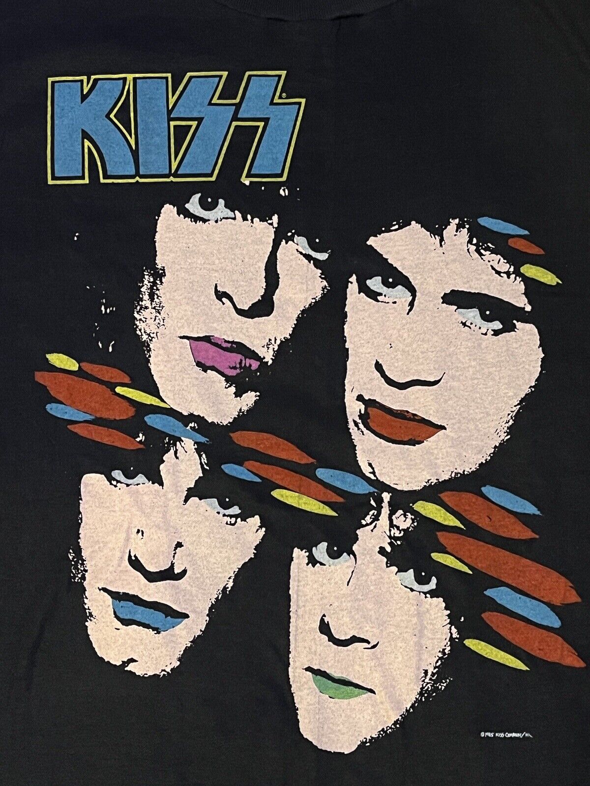 Rare Vintage KISS Asylum 1985-86 World Tour Concert Shirt Deadstock Paul Stanley
