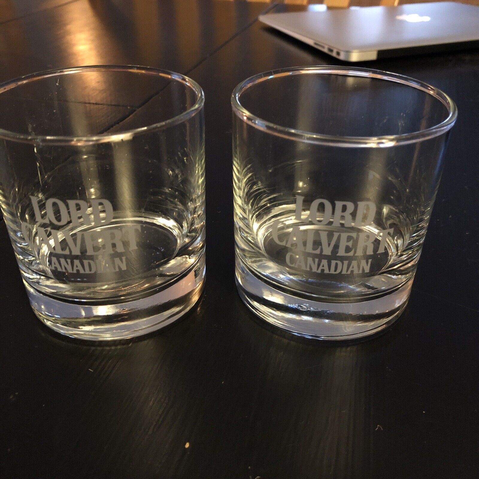 Canadian Lord Calvert Whisky - Rocks Glasses Set Of 2