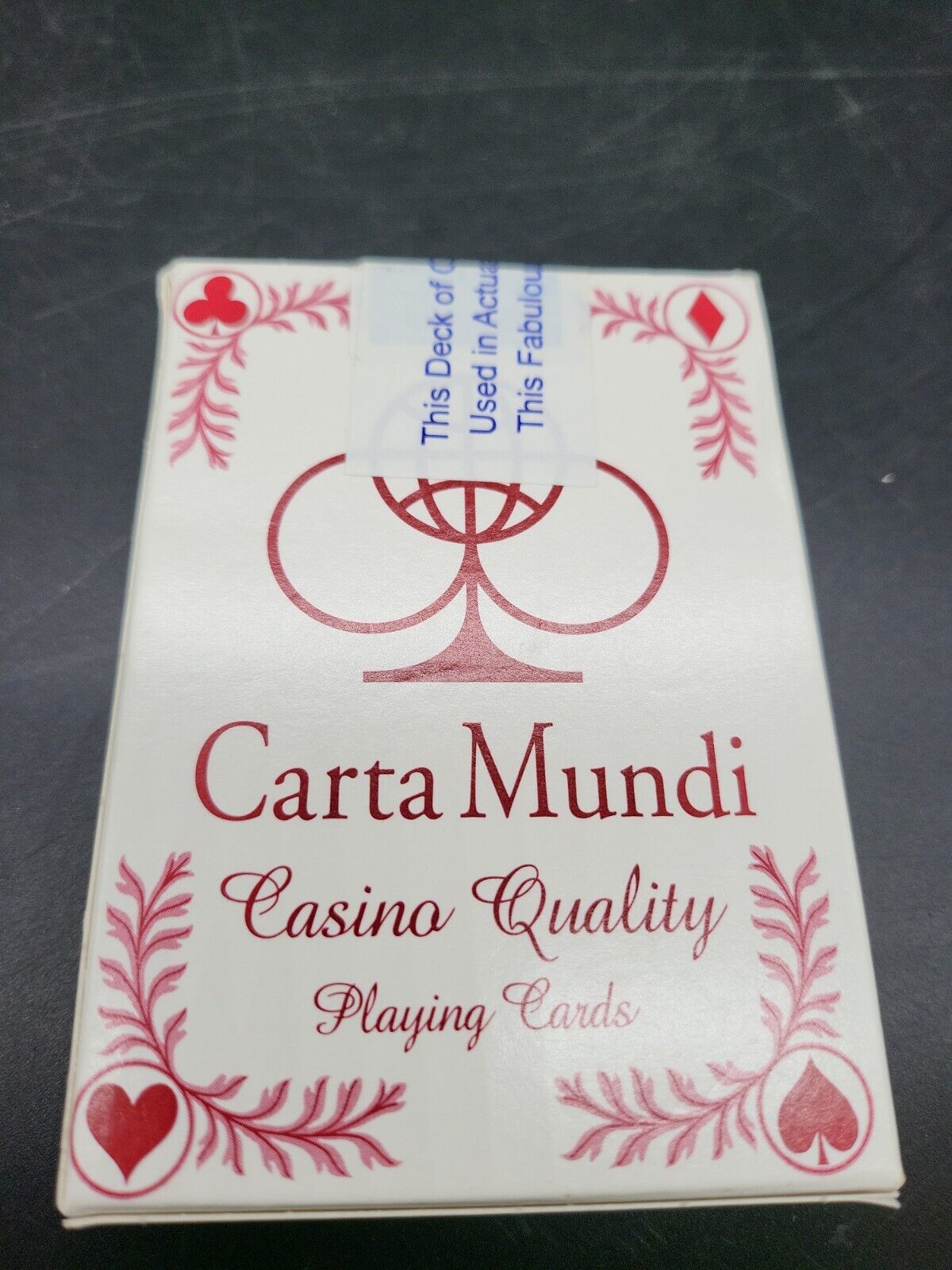 Carta Mundi Playing Cards Palace Station Casino 