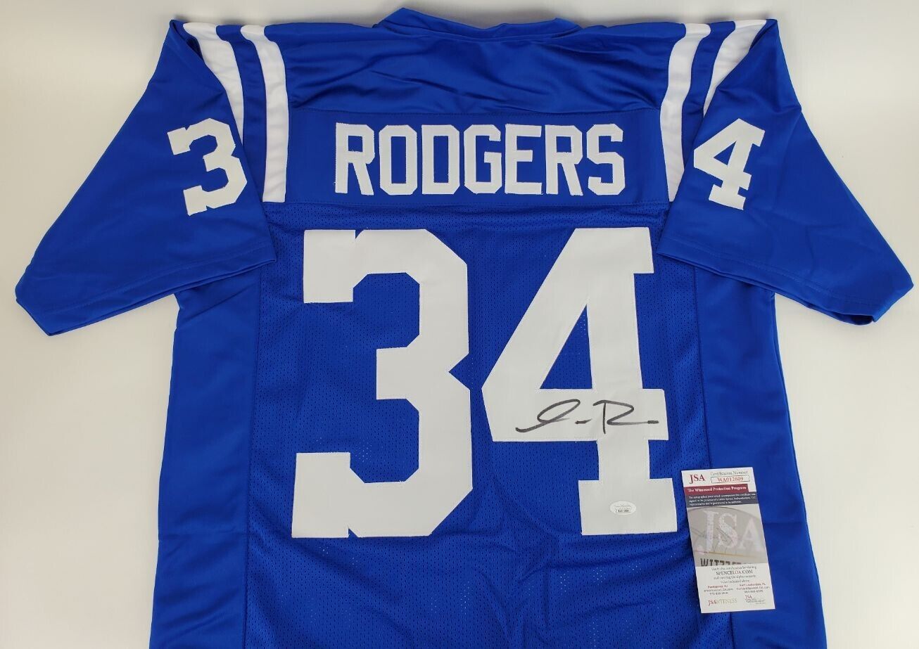 Isaiah Rodgers Signed Indianapolis Blue/White Football Jersey Autographed w/ COA