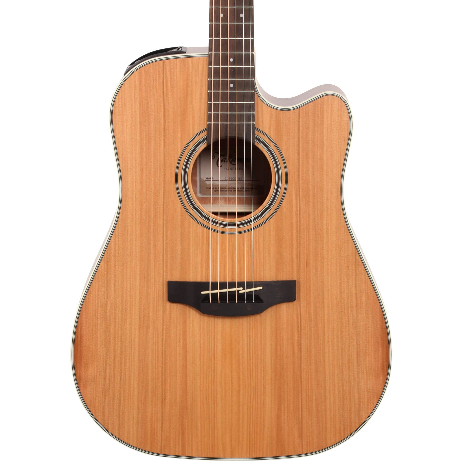 Takamine GD20CE G20 Series Dreadnought Cutaway Acoustic-Electric Guitar, Natural