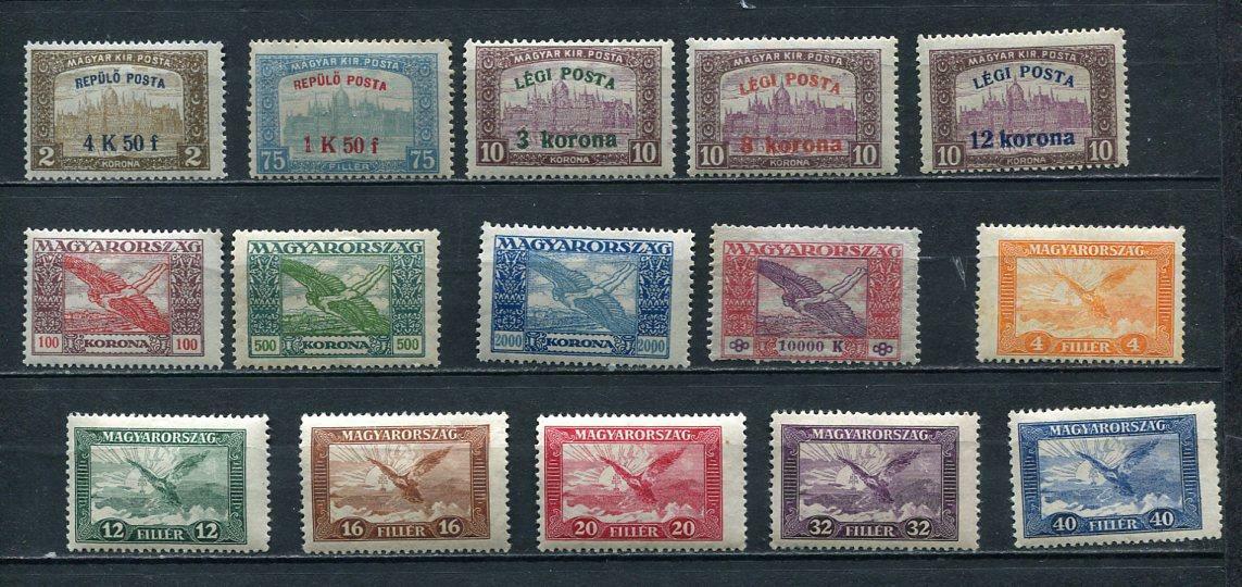 Hungary 1918 and up Accumulation Some Overprint MNH 4256