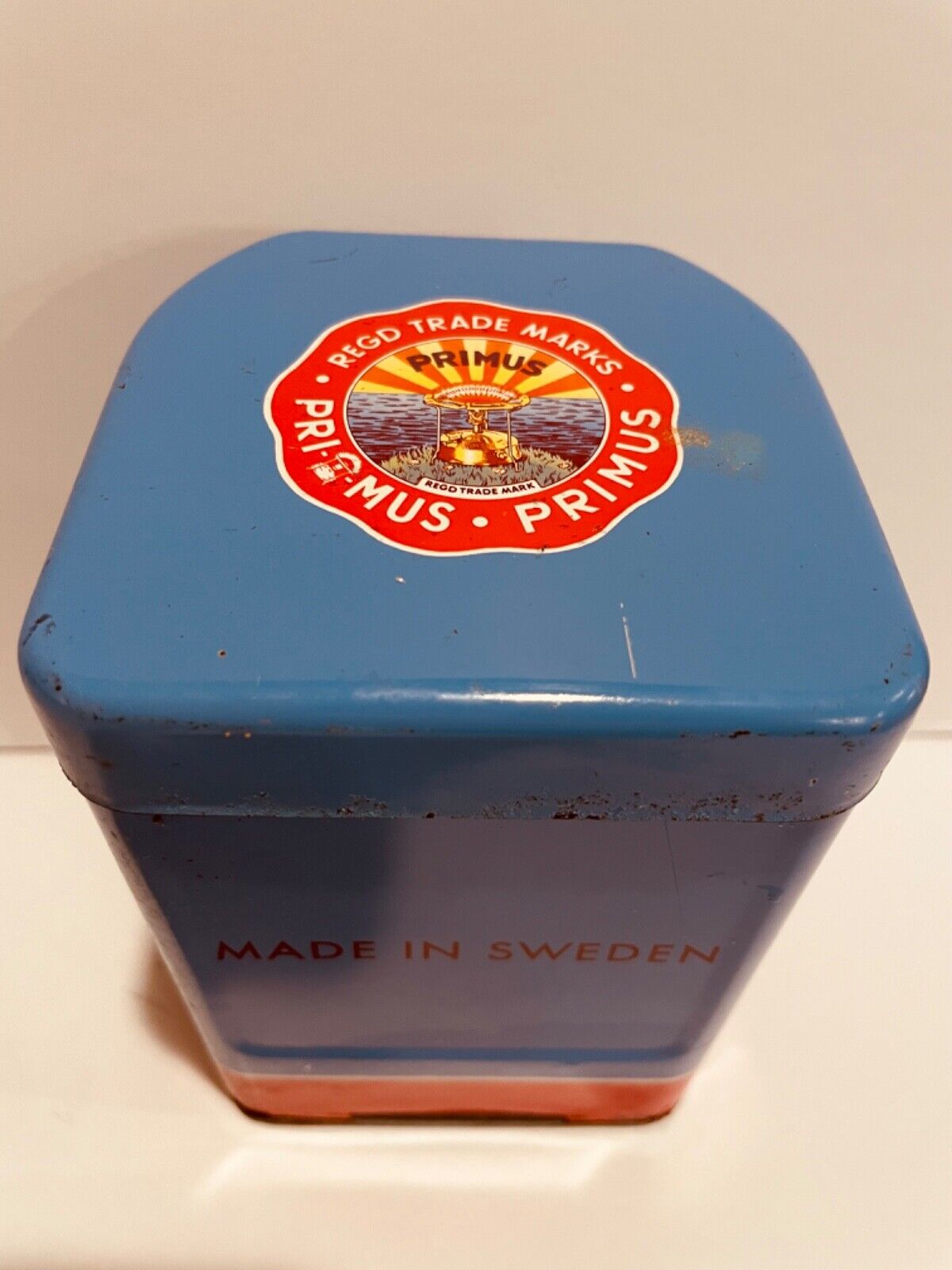 Vintage Swedish Primus No. 71 Backpack Camping Stove In Tin Complete Unused