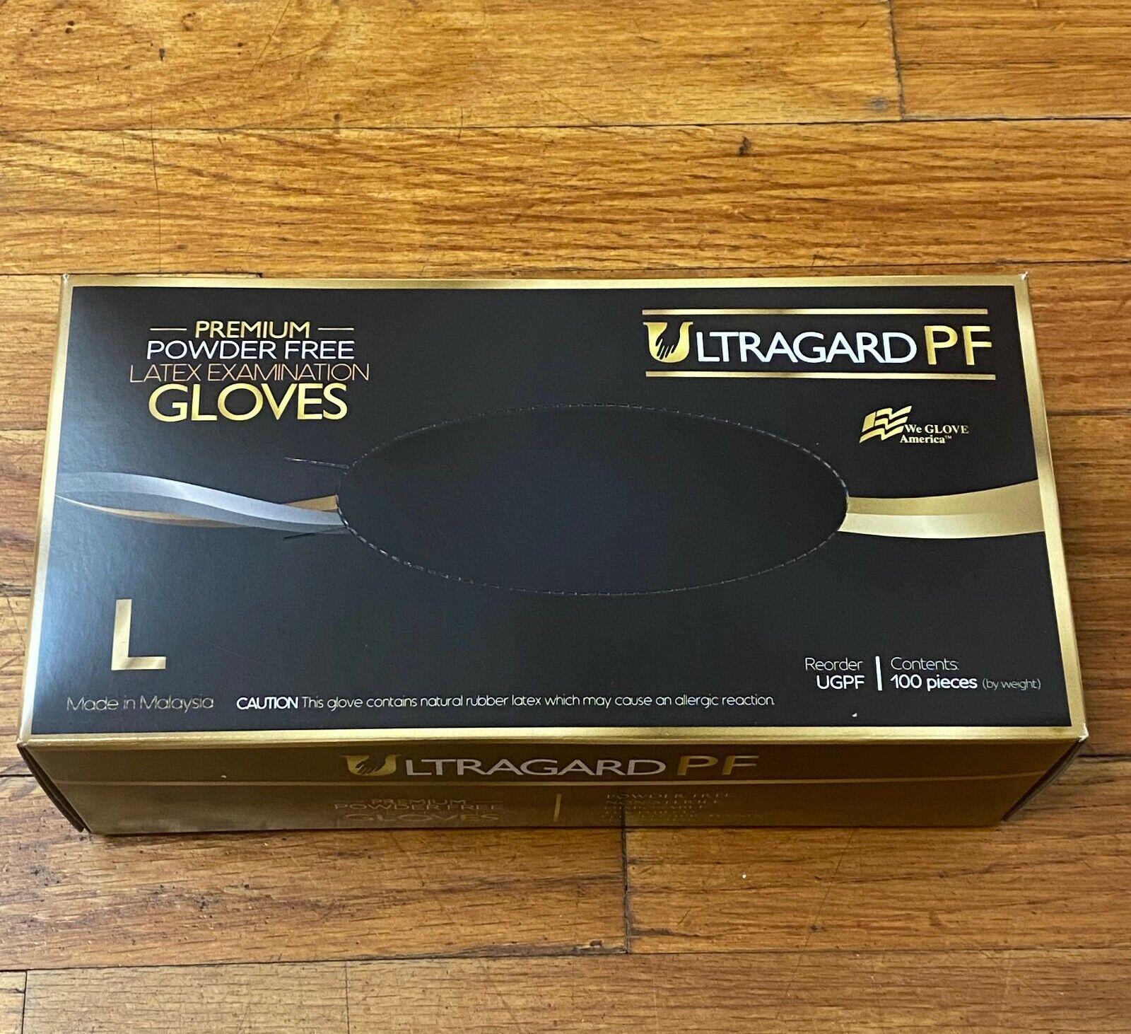 Large Latex Exam Gloves 1000 gloves (10 boxes of 100 gloves) Ultragard