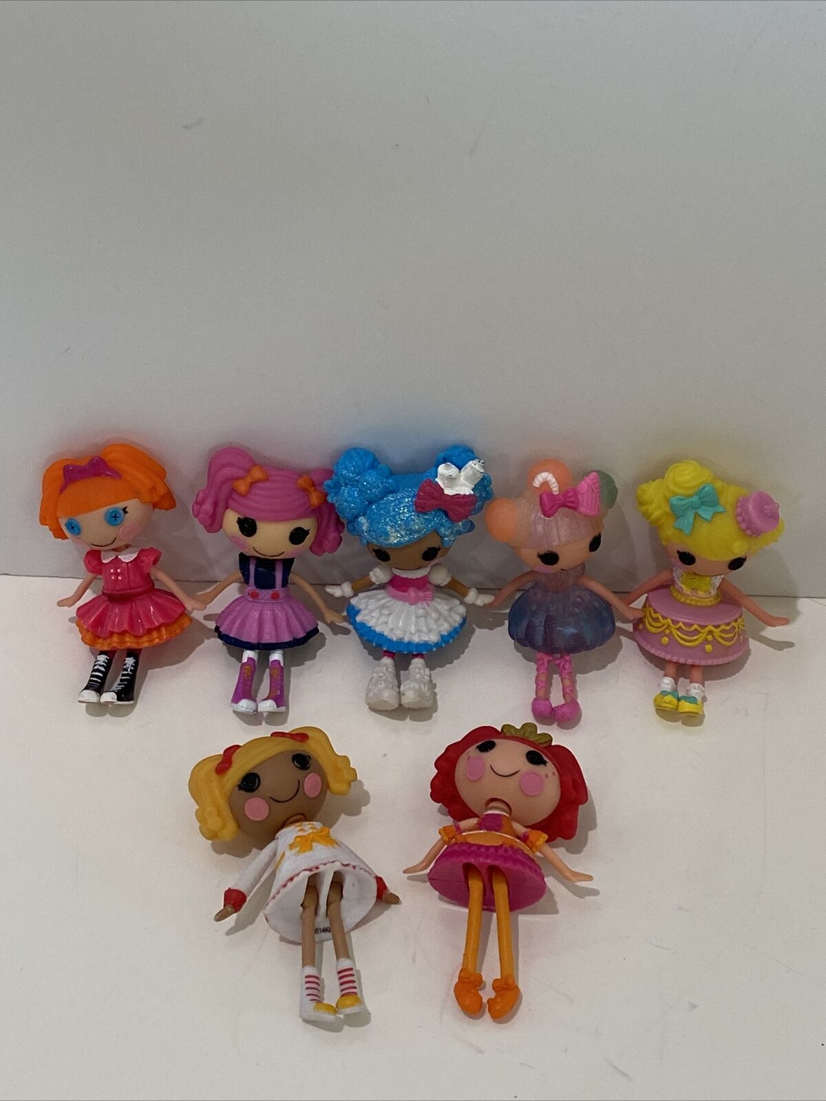 Lalaloopsy Mini 3” Doll Figures Lot Of 7 Assorted
