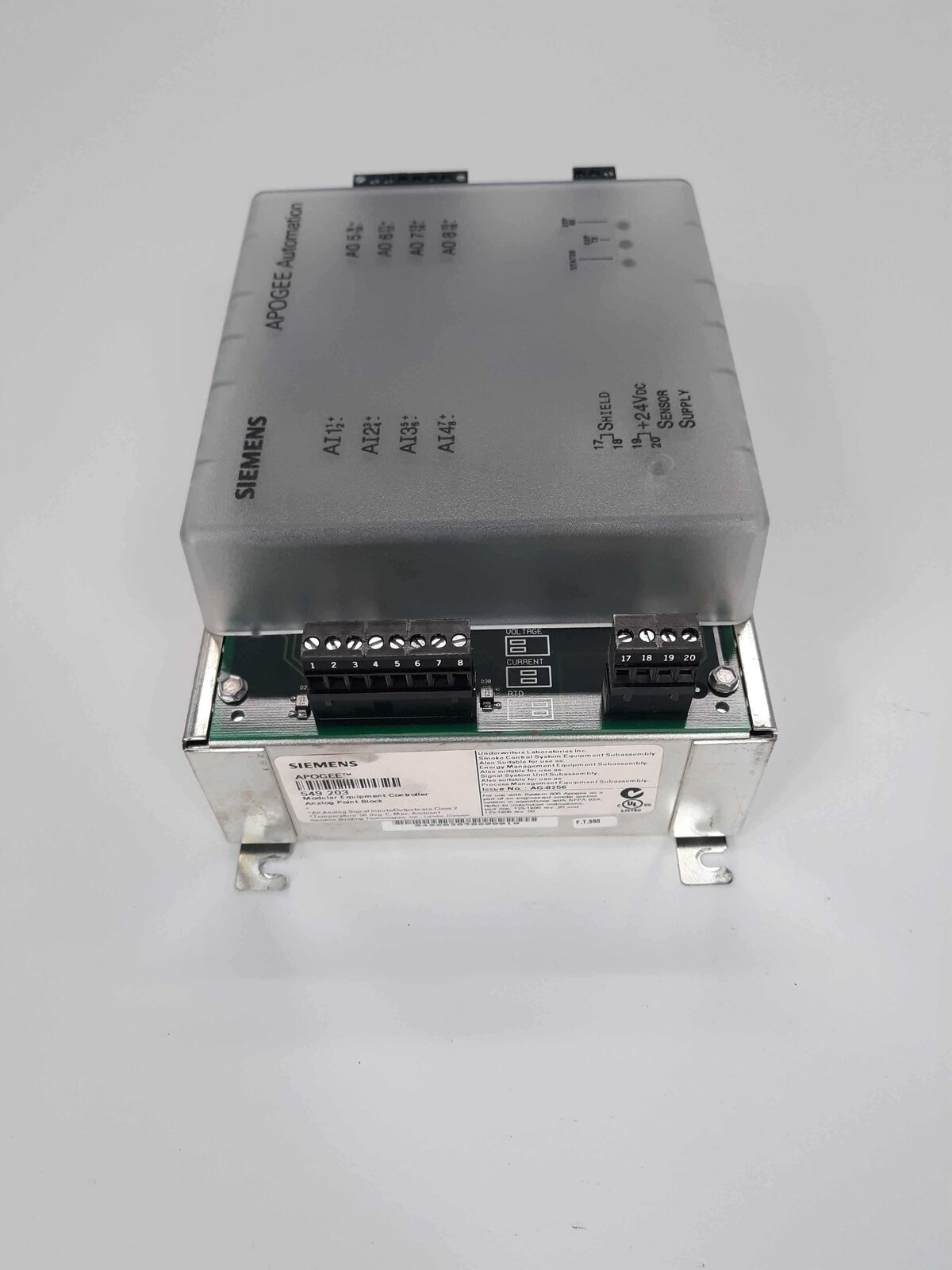 Siemens APOGEE 549 203 Modular Equipment Controller