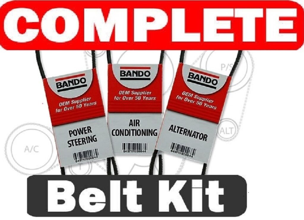 Drive Belt Kit fits Acura Integra GSR 1994-2001 3PC AC/Power Steering Alternator