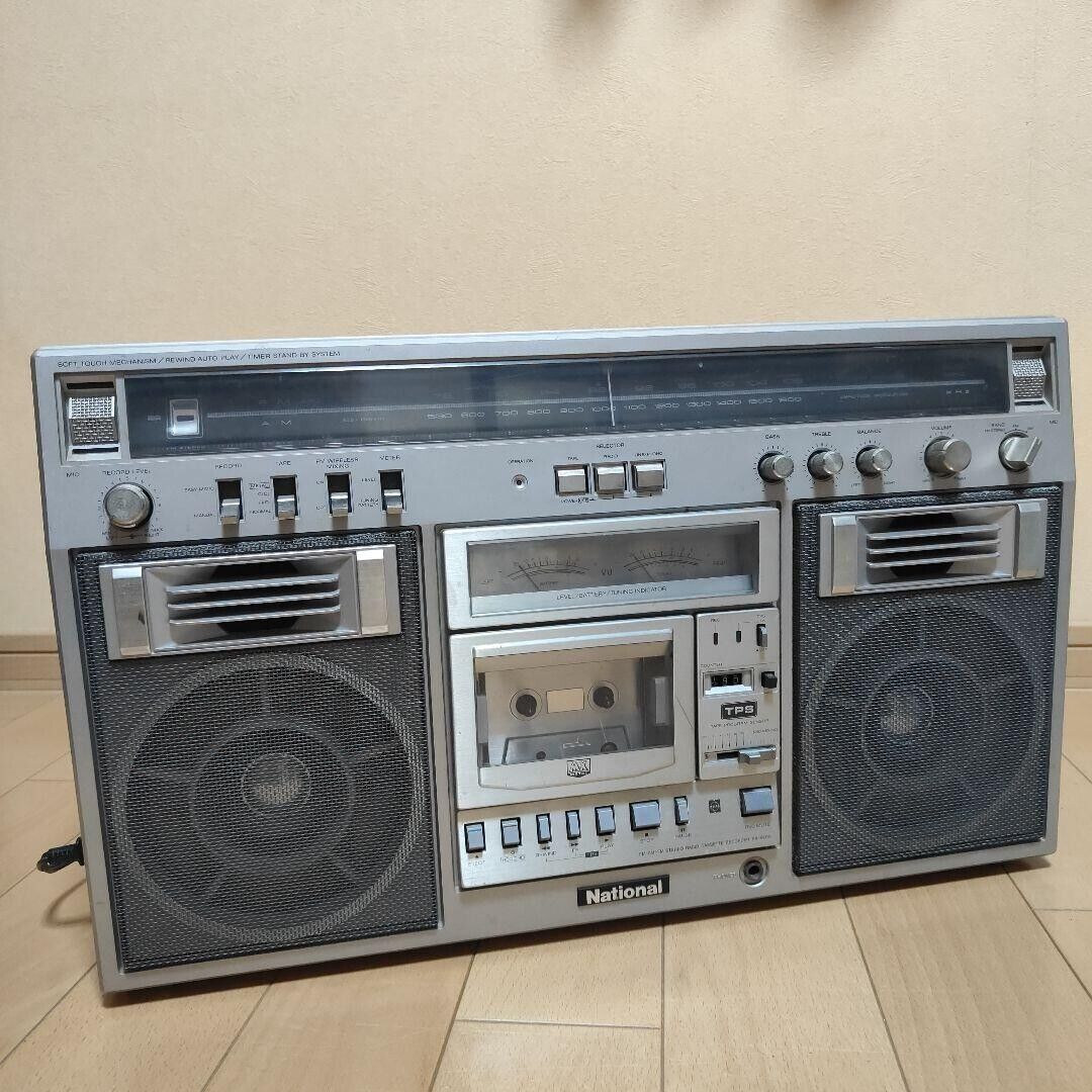 National RX-5600 Radio Cassette AM / FM Stereo Japanese Vintage RETRO from JAPAN