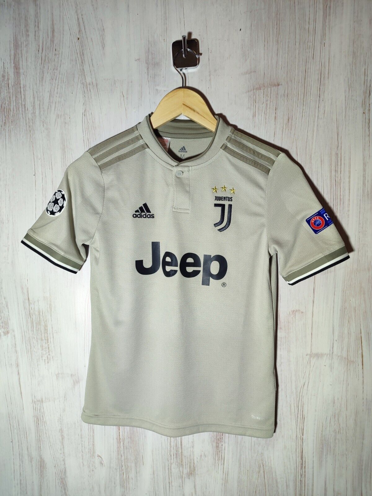 Kids 11-12y Juventus 2018 2019 away Sz M Adidas shirt jersey soccer football kit