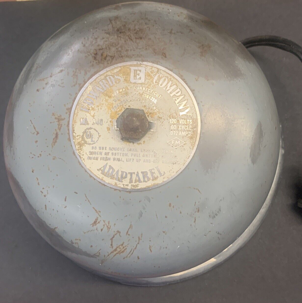 Vintage Weston Electrical Milliamperes D.C. meter Model # 301 Newark NJ