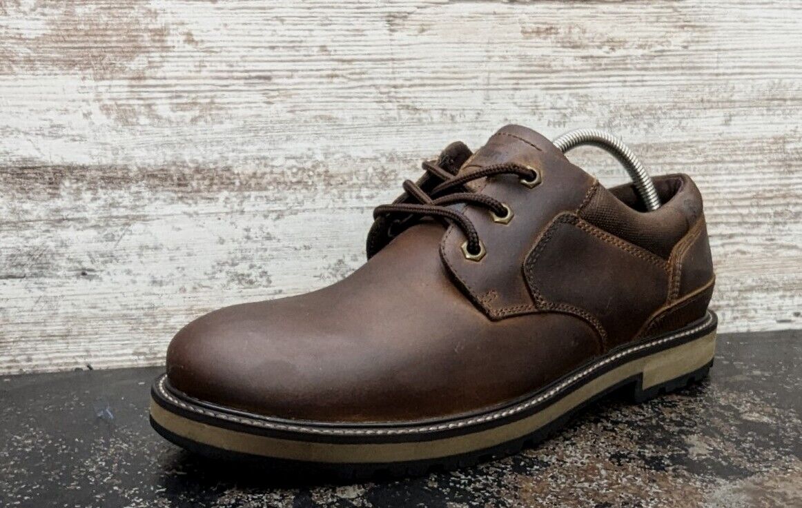 Mens Dunham Byrne Waterproof Oxford Shoes Sz 11 Used VGC 0850 Brown