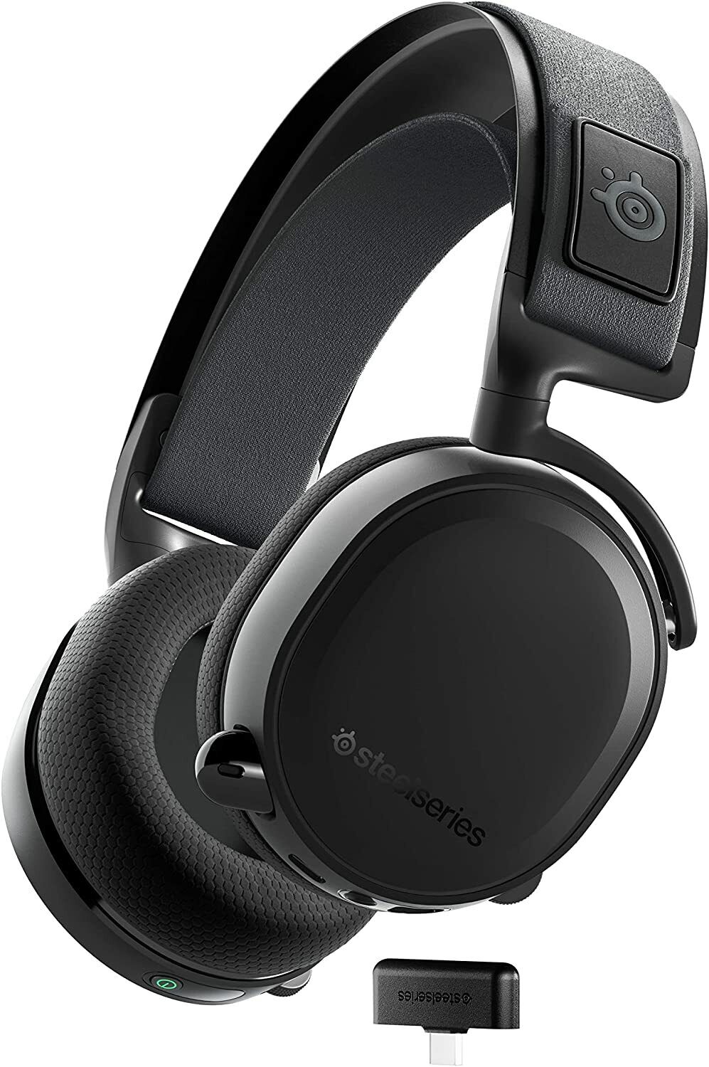 SteelSeries Arctis 7+Wireless 7.1 Surround Sound Gaming Headset Certified Refurb