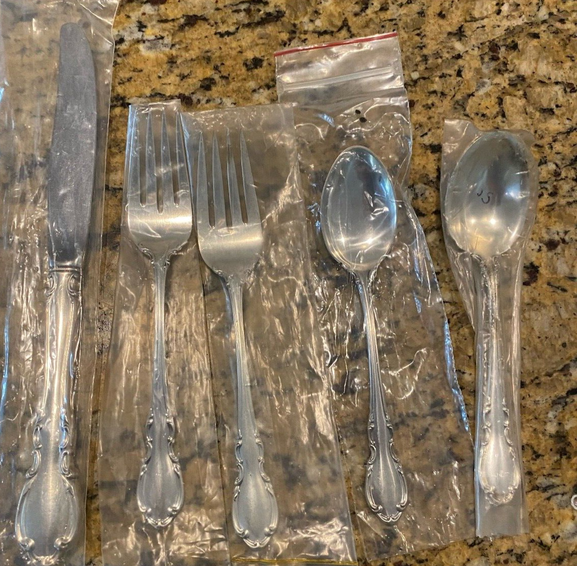 LEGATO  BY TOWLE STERLING SILVER FLATWARE  5 PIECES NEW IN BAGS        FOR 1 BID