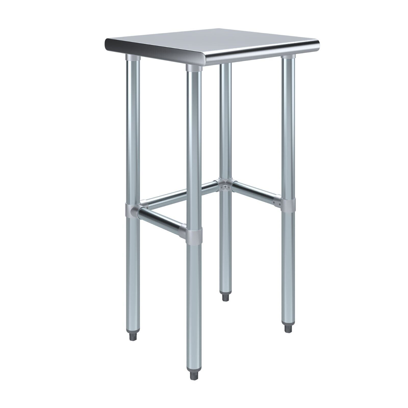 18 in. x 18 in. Open Base Stainless Steel Work Table | Residential & Commercial