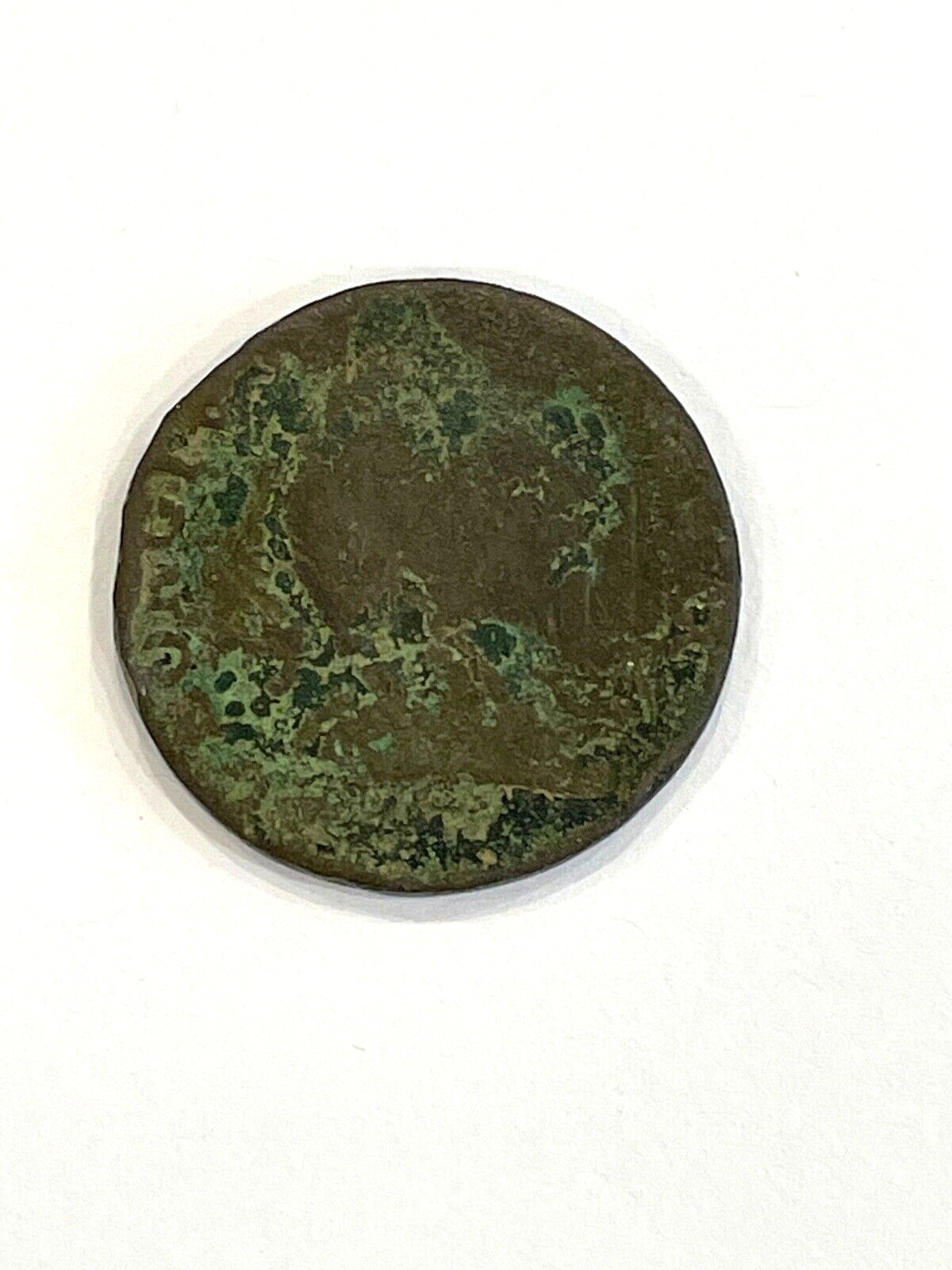 1773 Virginia Half Penny,Metal dectotor find.