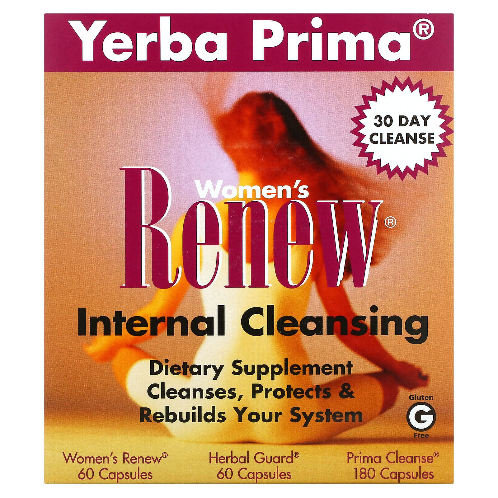 Yerba Prima Women s Renew Internal Cleansing 3 Part Program GMP Quality Assured
