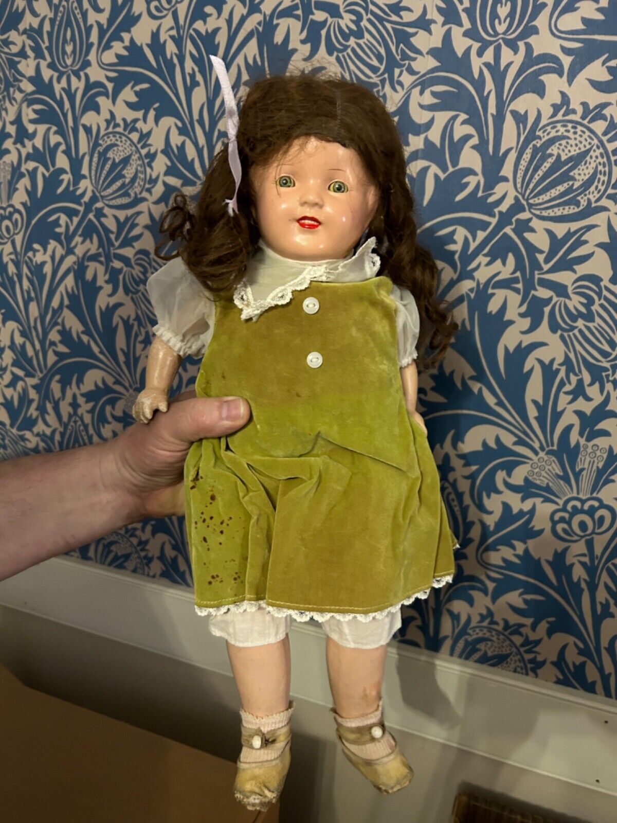 1940’s Antique doll; composition; fair condition