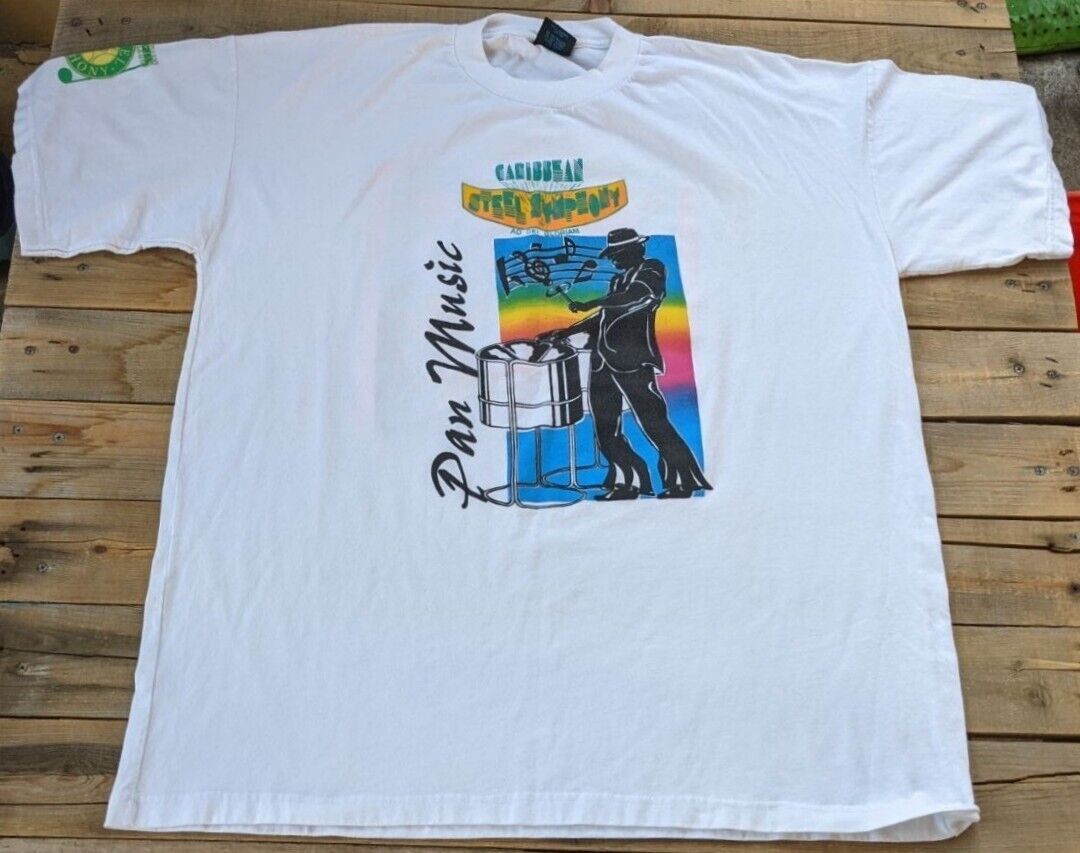 Vintage Caribbean steel symphony t-shirt Men\'s size XL