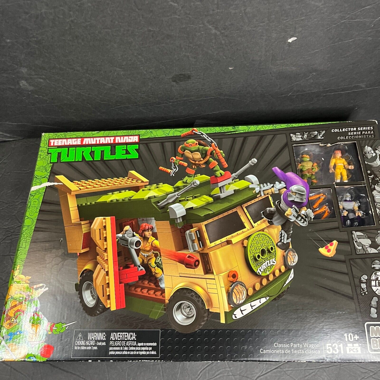Mega Bloks Teenage Mutant Ninja Turtles Classic Party Wagon 531 pcs DPD81 New
