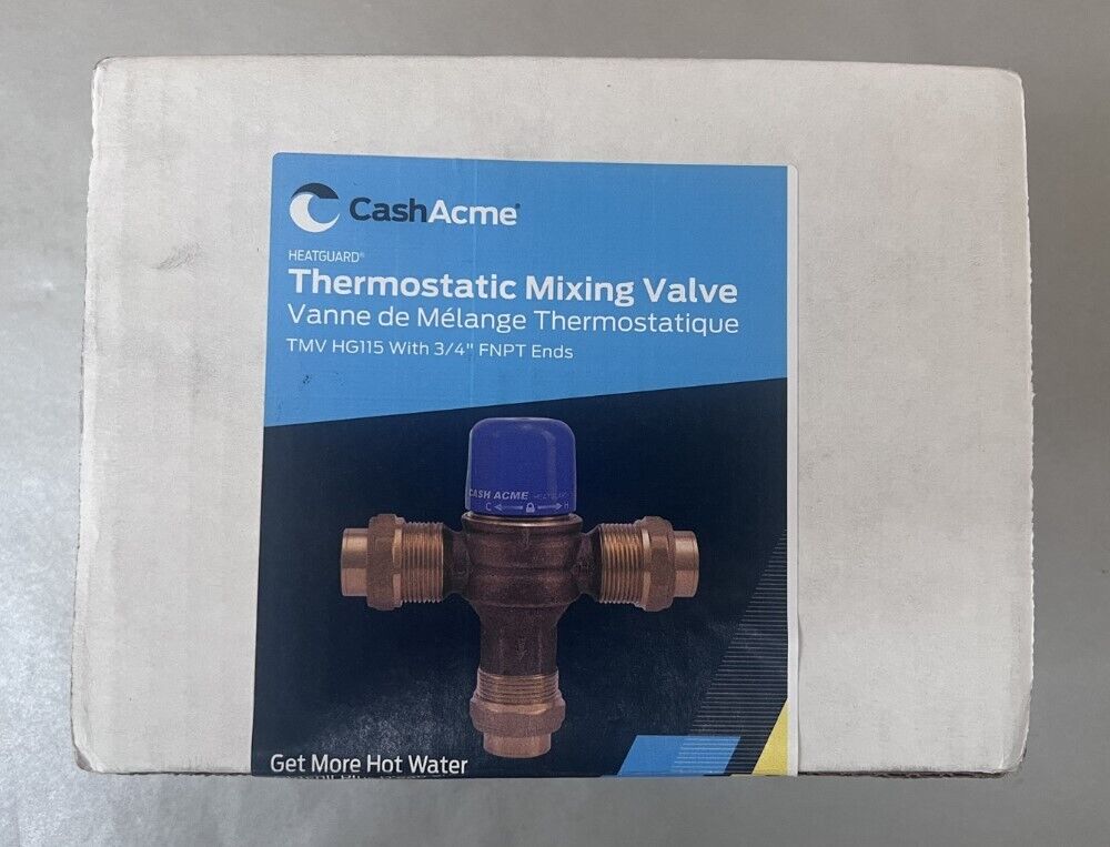 Cash Acme Thermostatic Mixing Valve w/ Heatguard 24522