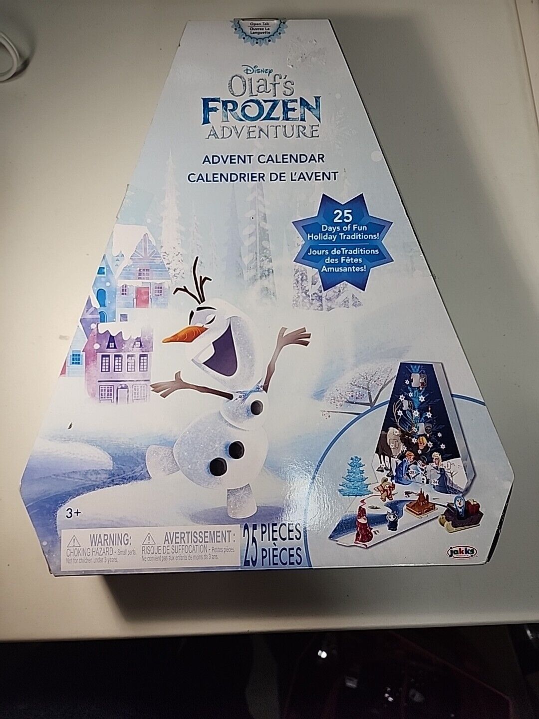 Disney Olaf\'s Frozen Adventure Christmas Advent Calendar Retired 2017 NEW 25 pcs