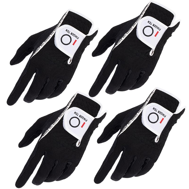 4 Pack Mens Golf Gloves Large Left Hand Right Rain Hot Wet Grip XL Medium ML S
