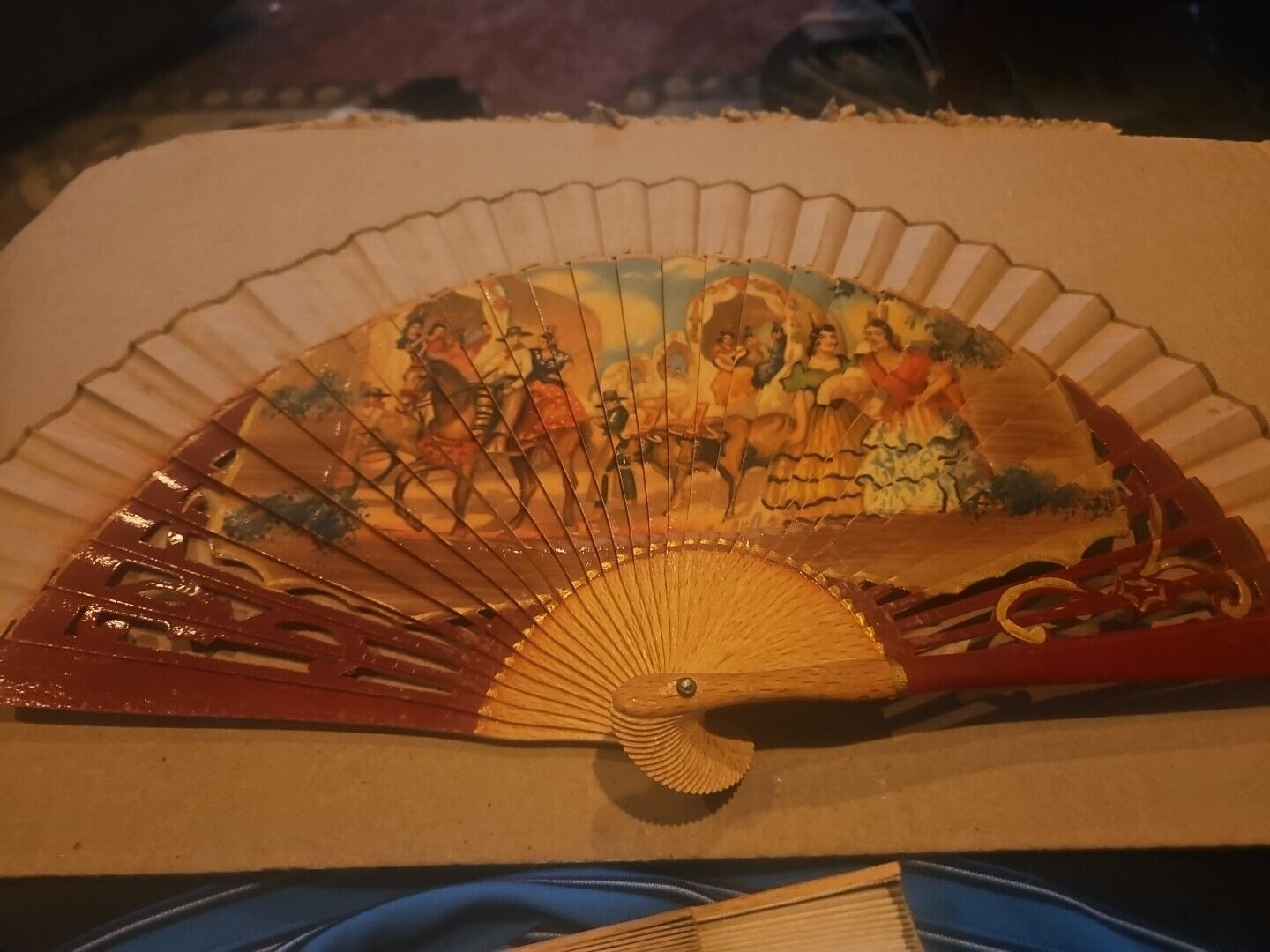 vintage hand fan antique