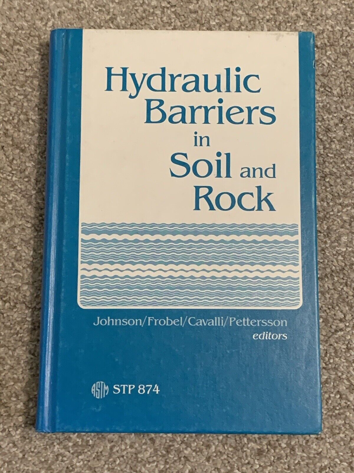 Hydraulic Barriers in Soil and Rock