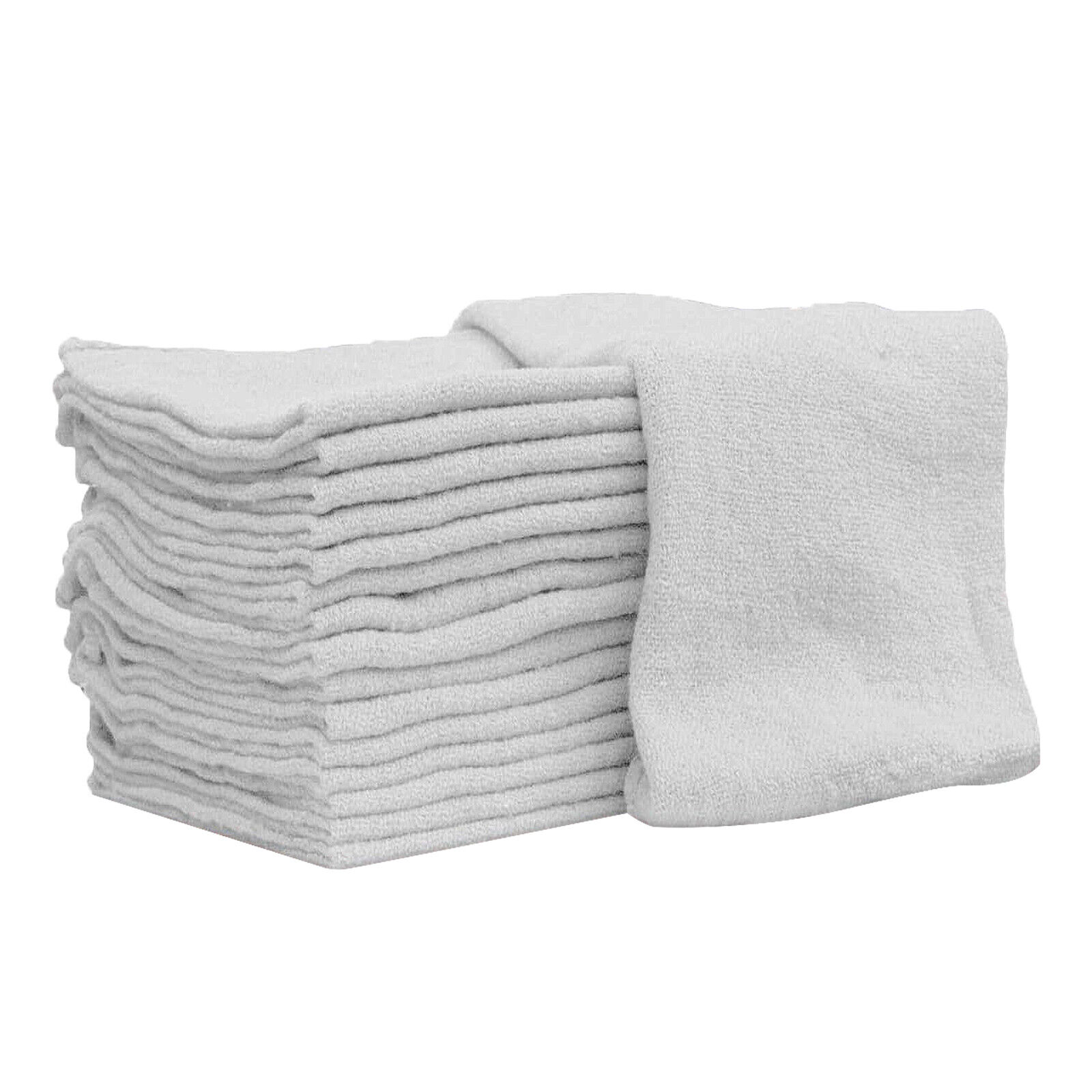 New Industrial A-Grade Shop Towels-Cleaning Towels White - Multipurpose Cleaning