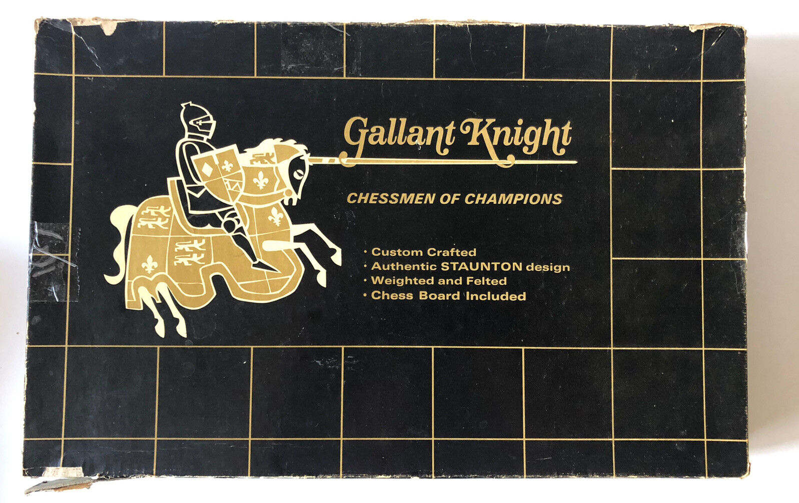 Gallant Knight Chessman Of Champions Vintage 1970’s Chess set Complete