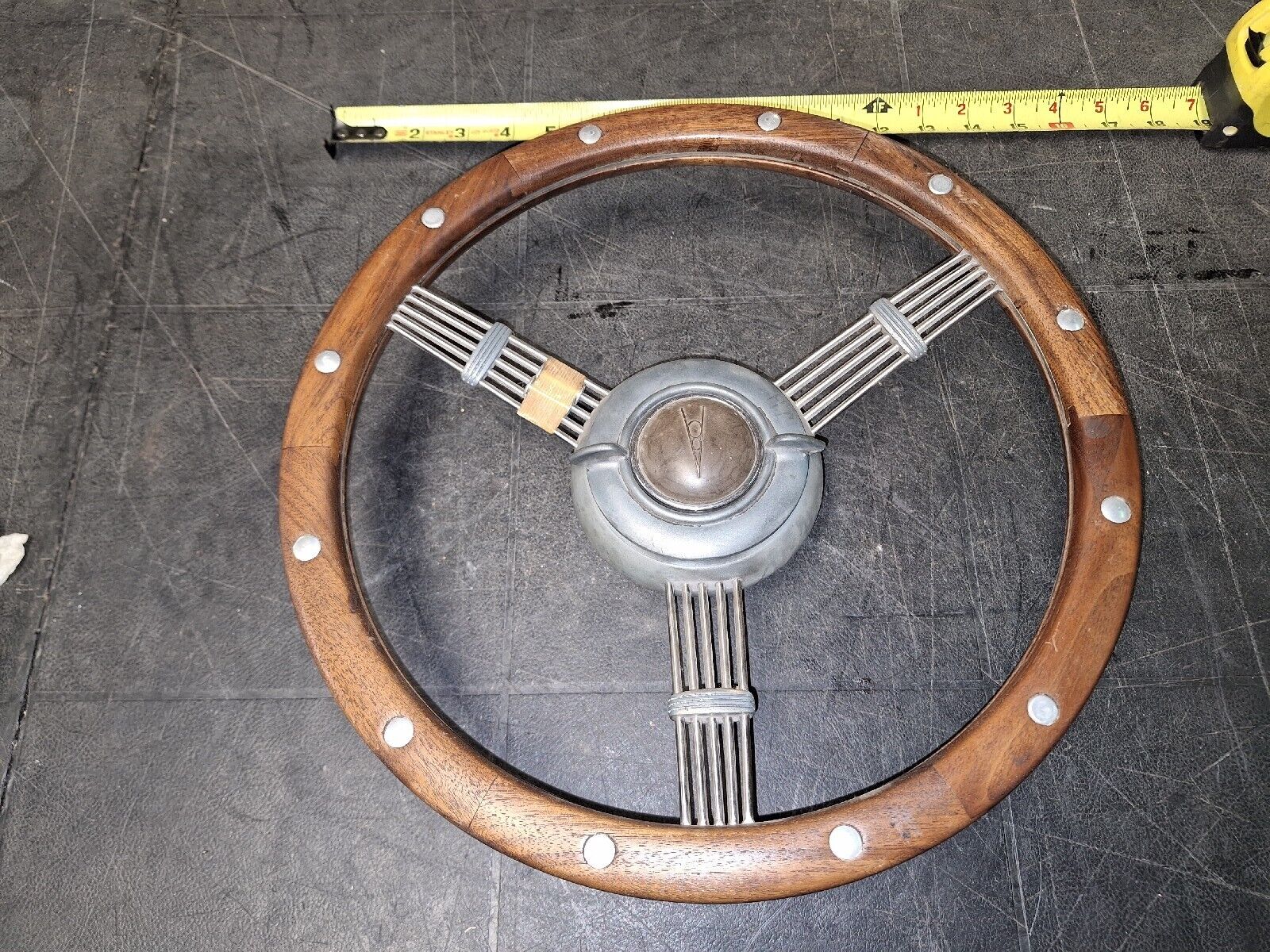 Ford V8 Flathead Banjo Steering Wheel Accessory  High Quality Wooden 