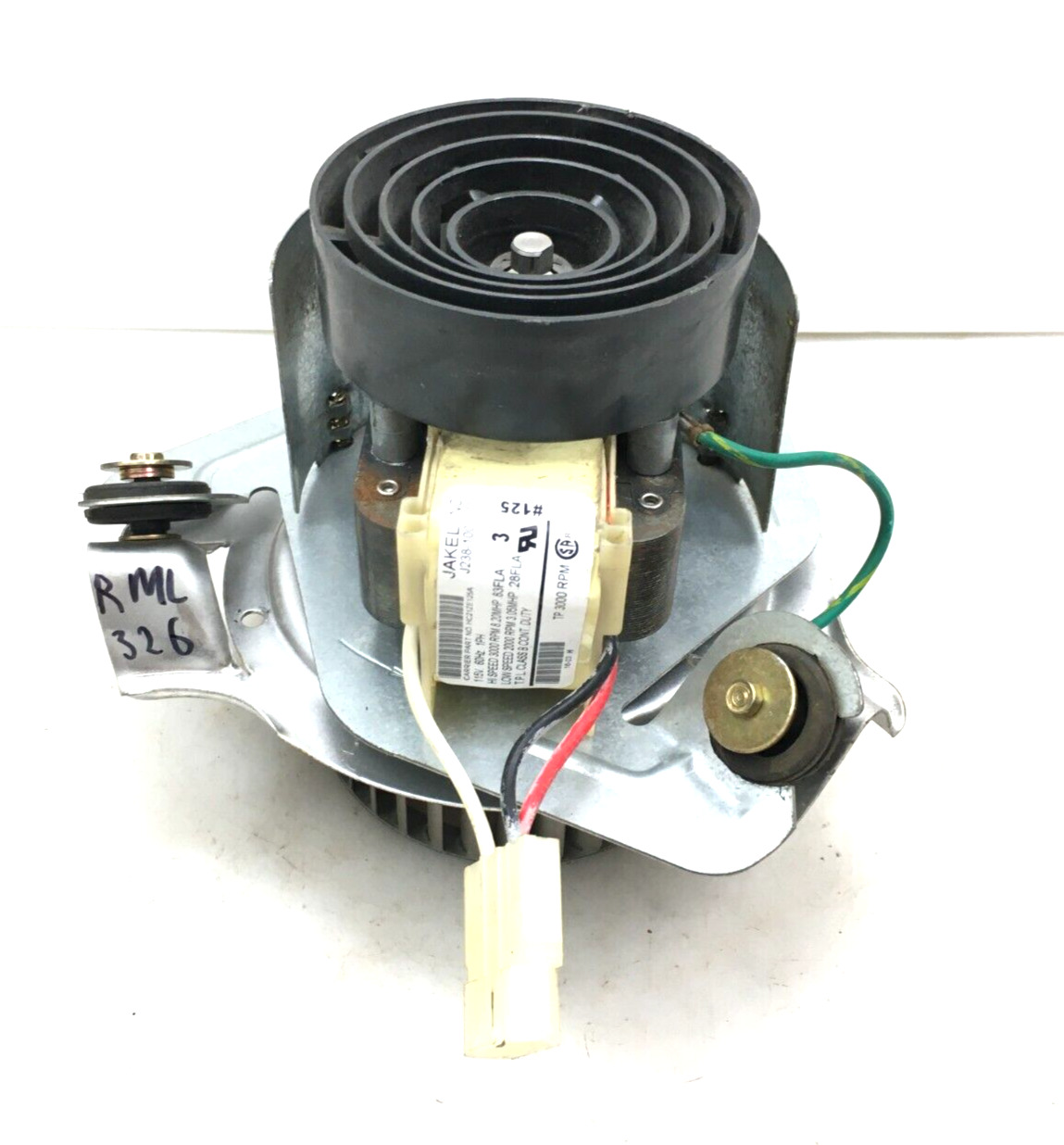 JAKEL J238-100-10110 Draft Inducer Blower Motor Carrier HC21ZE125A #RML326