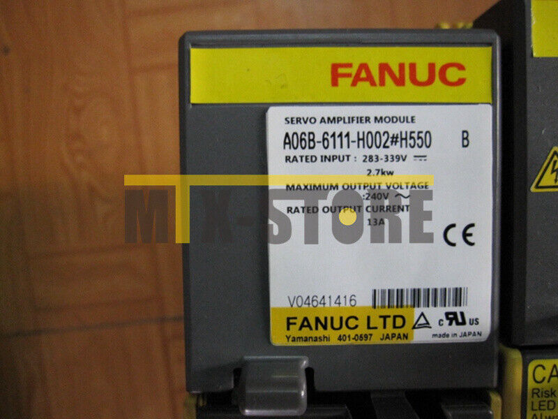1PCS New Fanuc A06B-6111-H002#H550 Servo Amplifier Fast Ship
