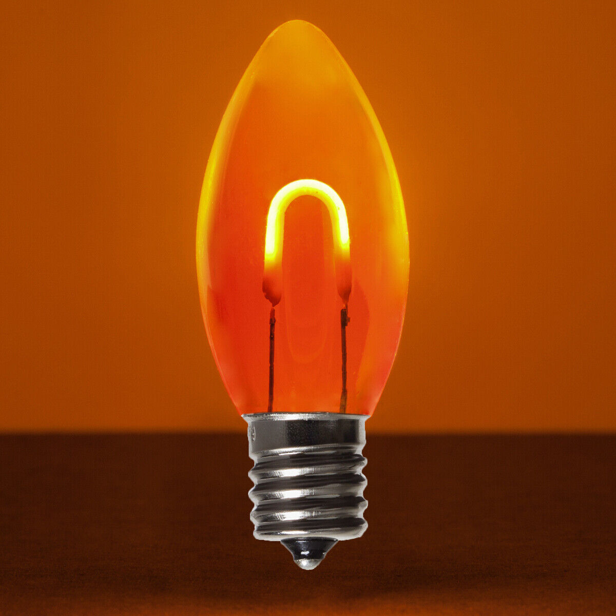 LED Shatterproof FlexFilament C9 Vintage Edison Christmas Light Bulbs, 5 Pack