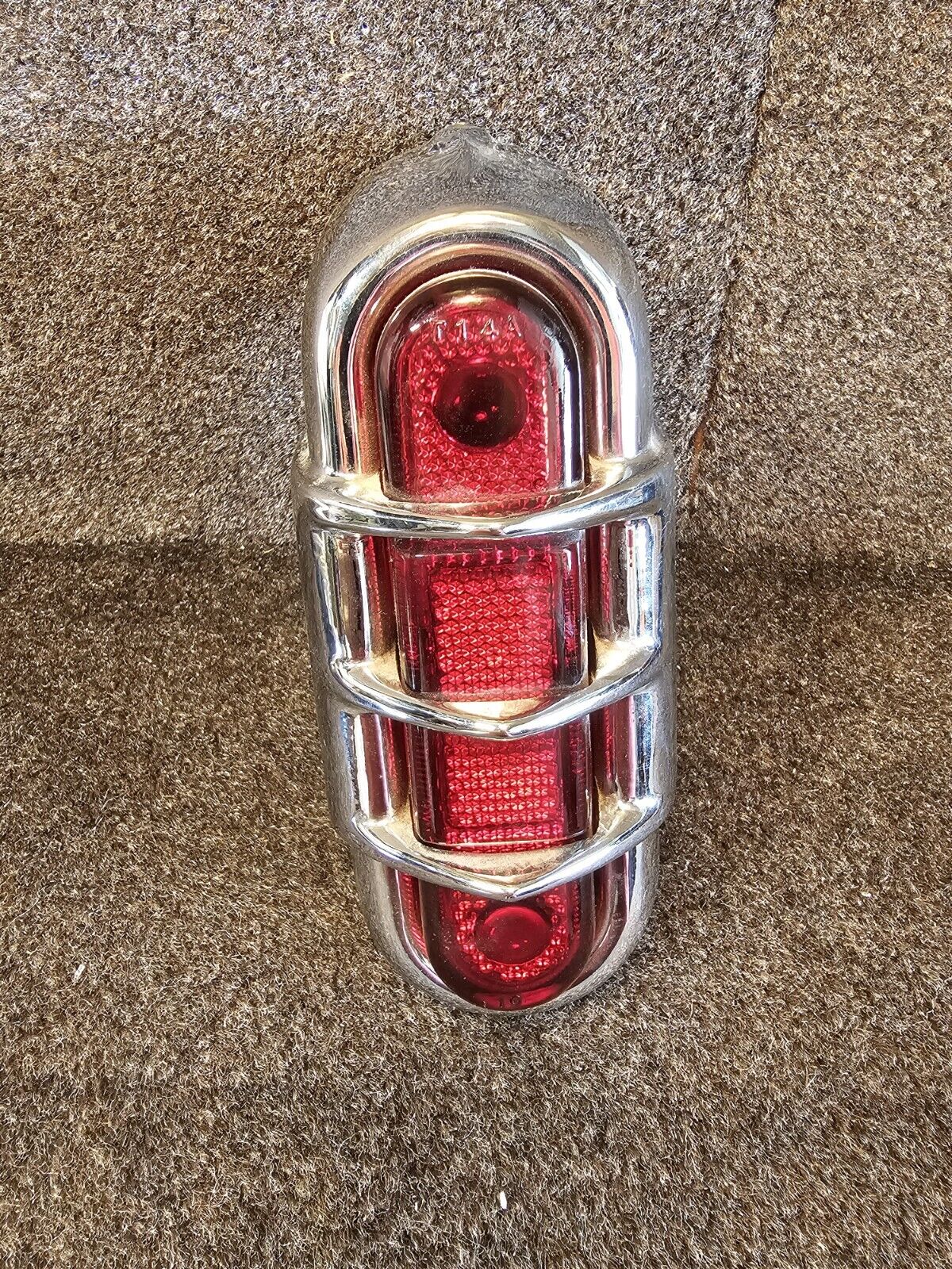 Vintage 1947–49 Studebaker Tail Light, Bezel, And T14A Lens Great Condition 