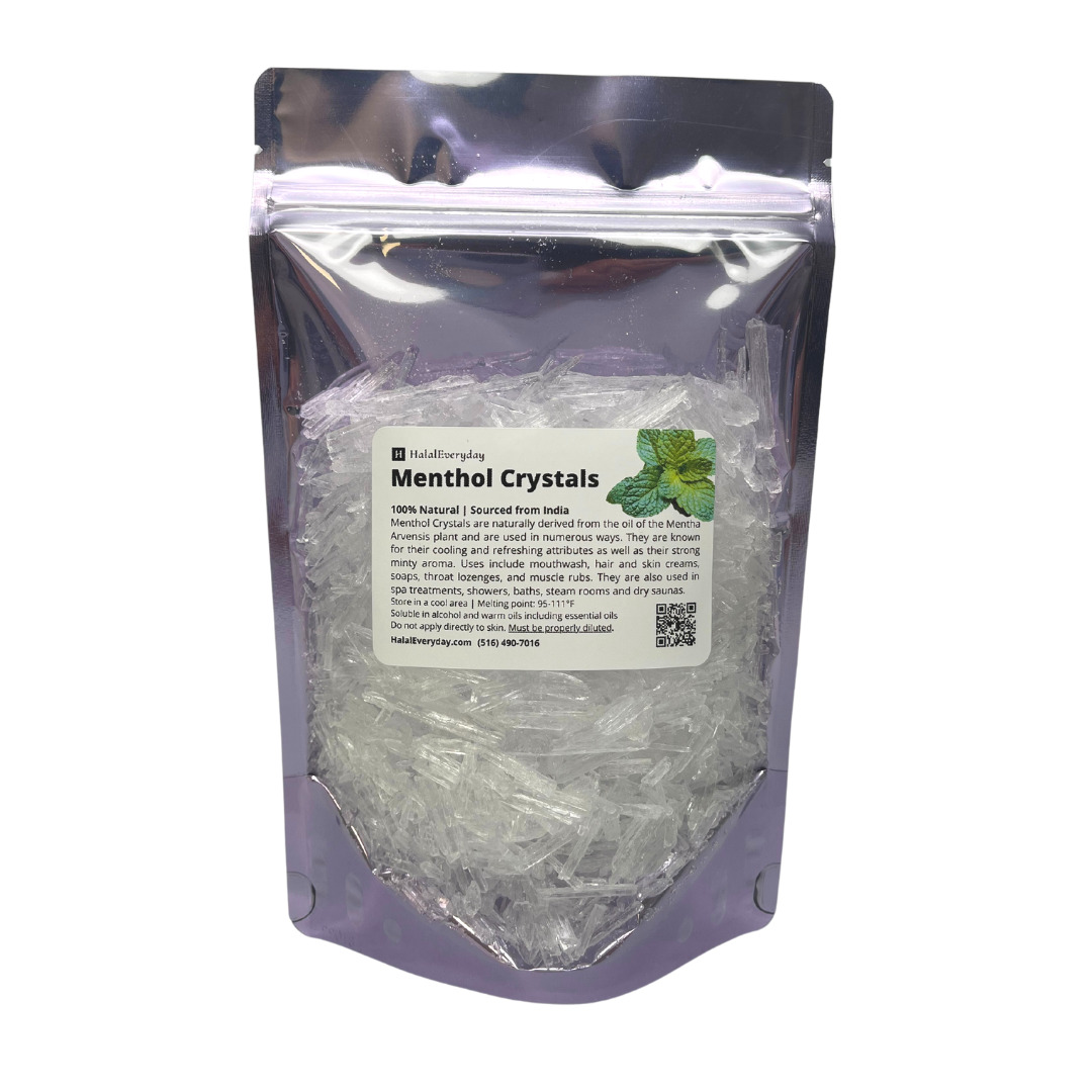 Menthol Crystals - 100% Pure Mentha Arvensis USP Food Grade Bulk Wholesale