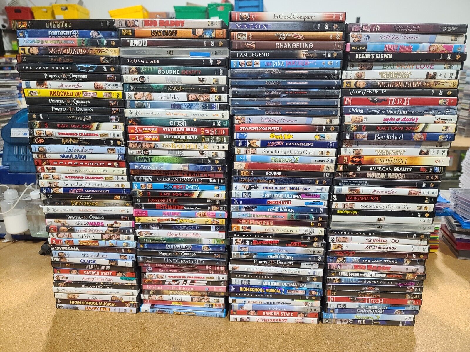 80 Wholesale lot dvd movies assorted bulk  Video Dvds CHEAP